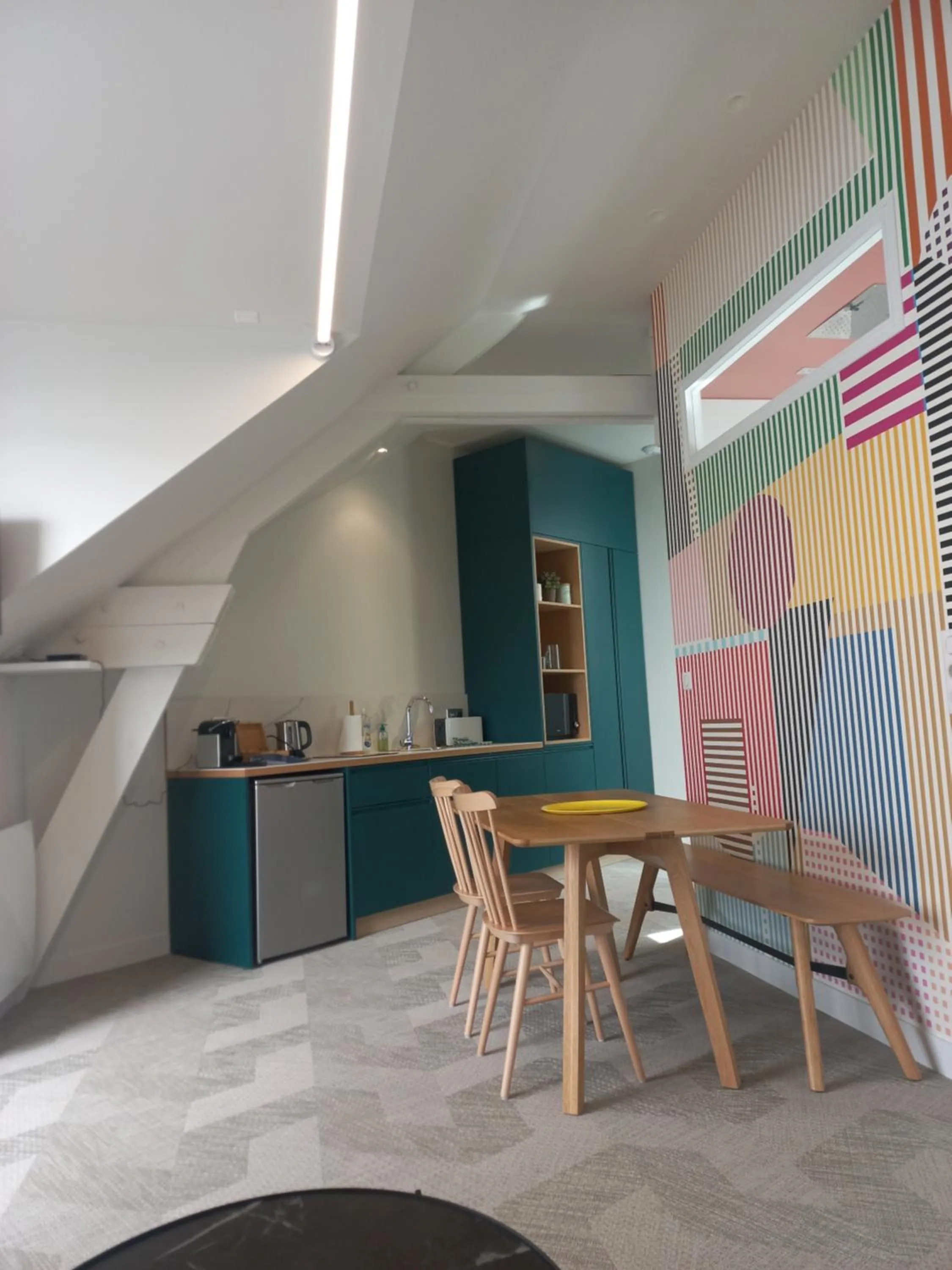 Coffee/tea facilities in Hôtel et Apparts Marin