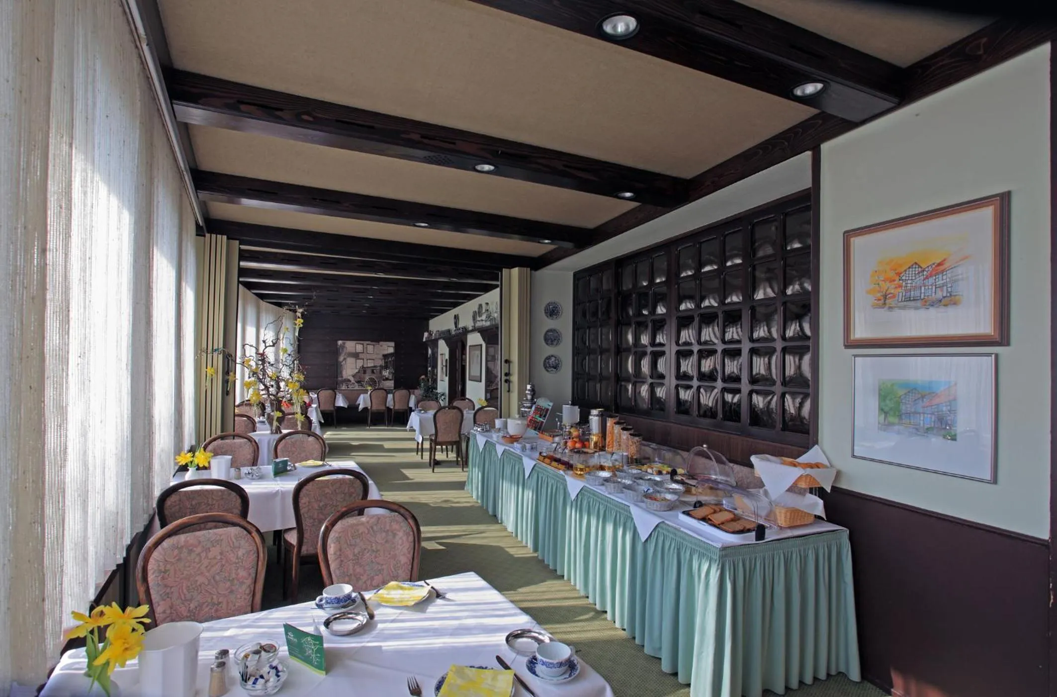 Restaurant/places to eat in Lampes Posthotel