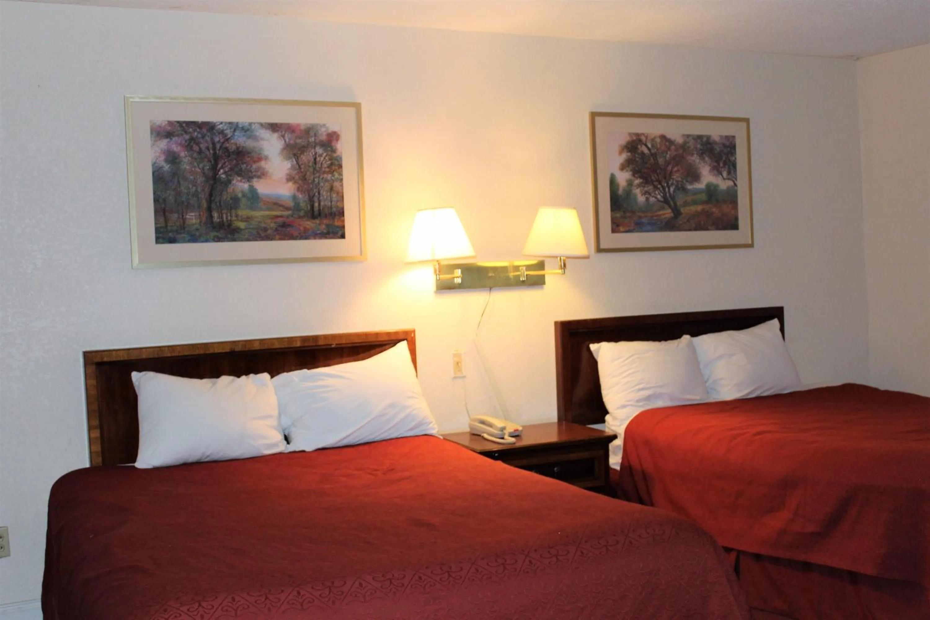 Bed in Cascades Motel - Chattanooga