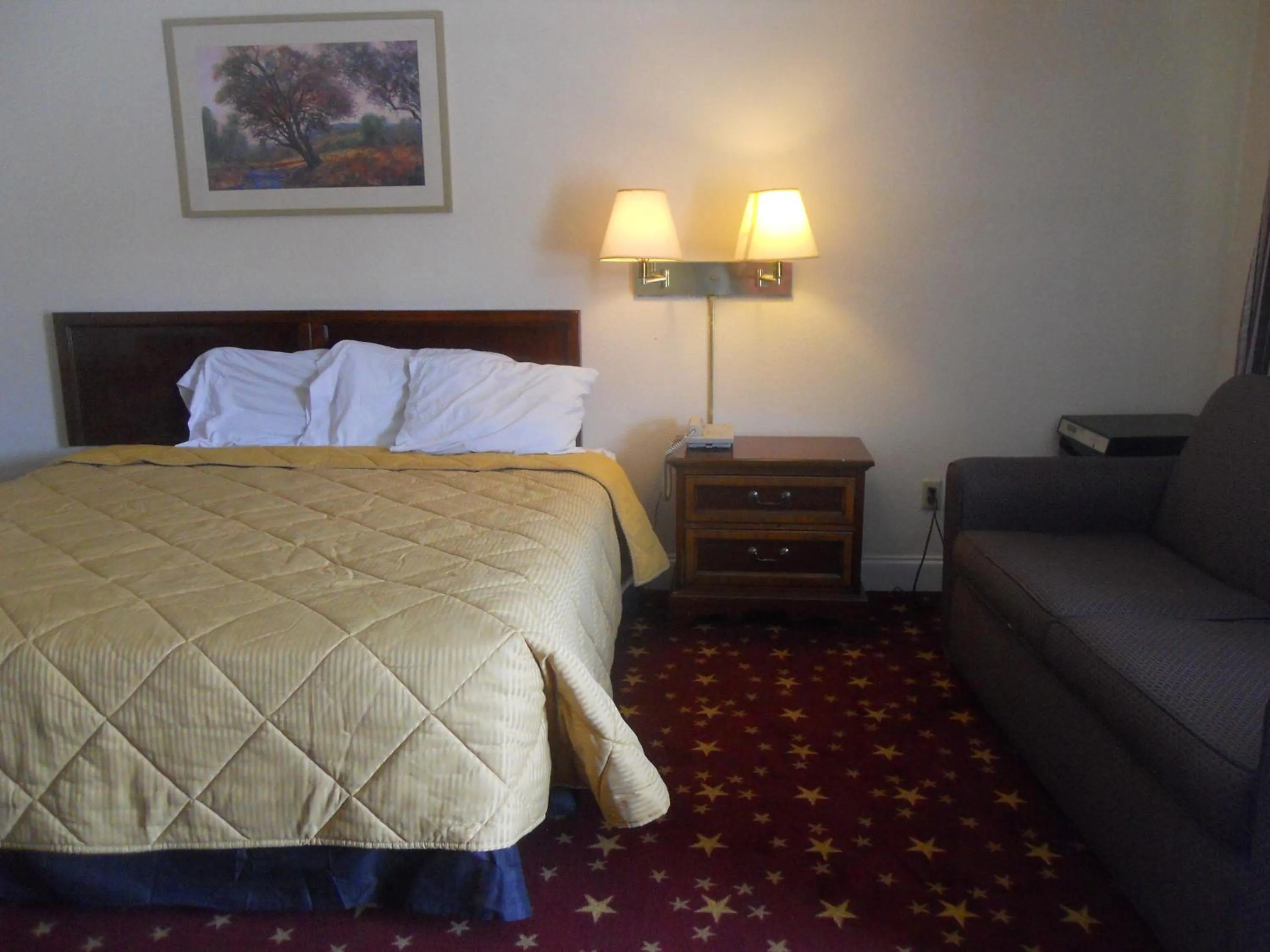 Bedroom, Bed in Cascades Motel - Chattanooga