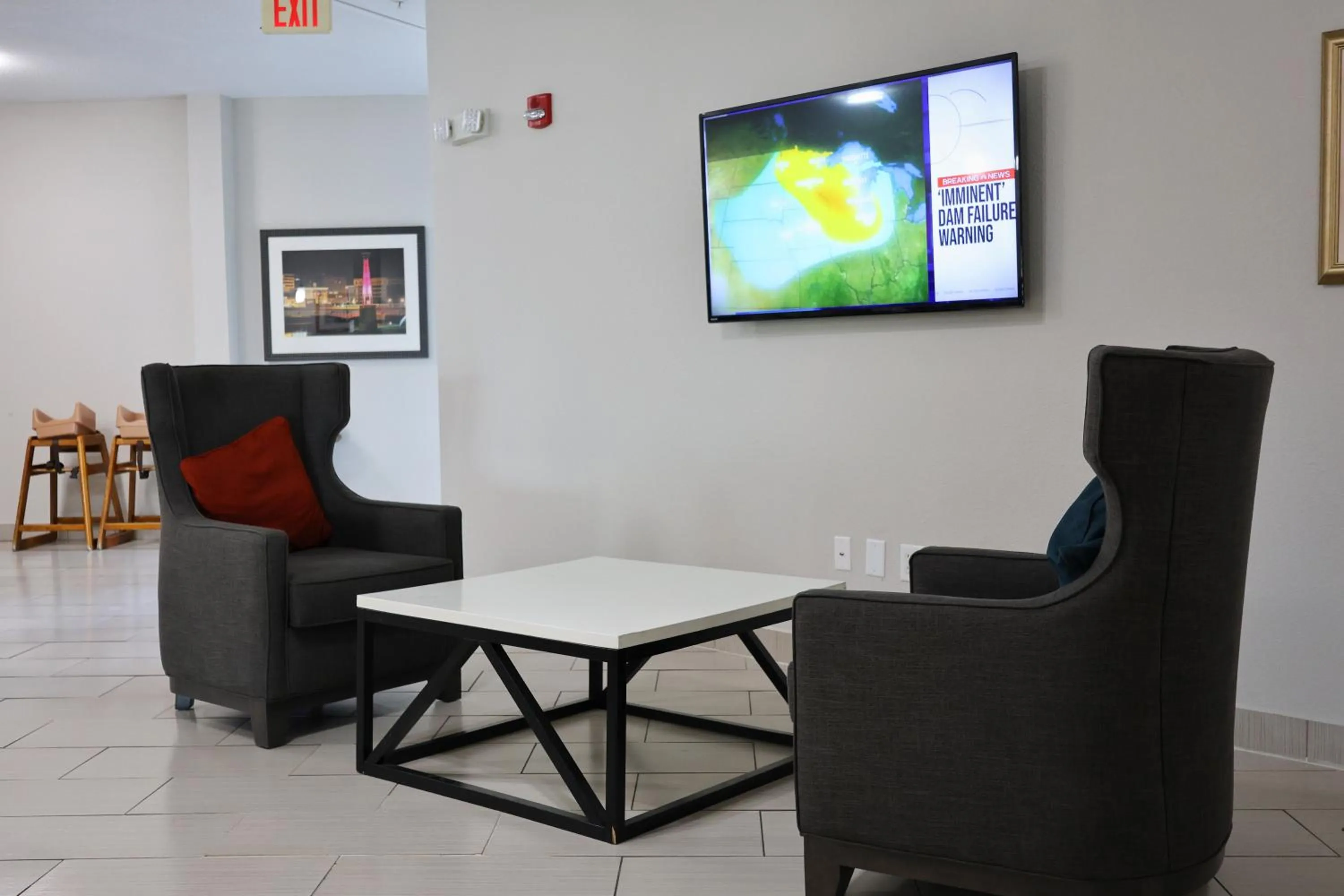 Lobby or reception in MainStay Suites Madison Airport
