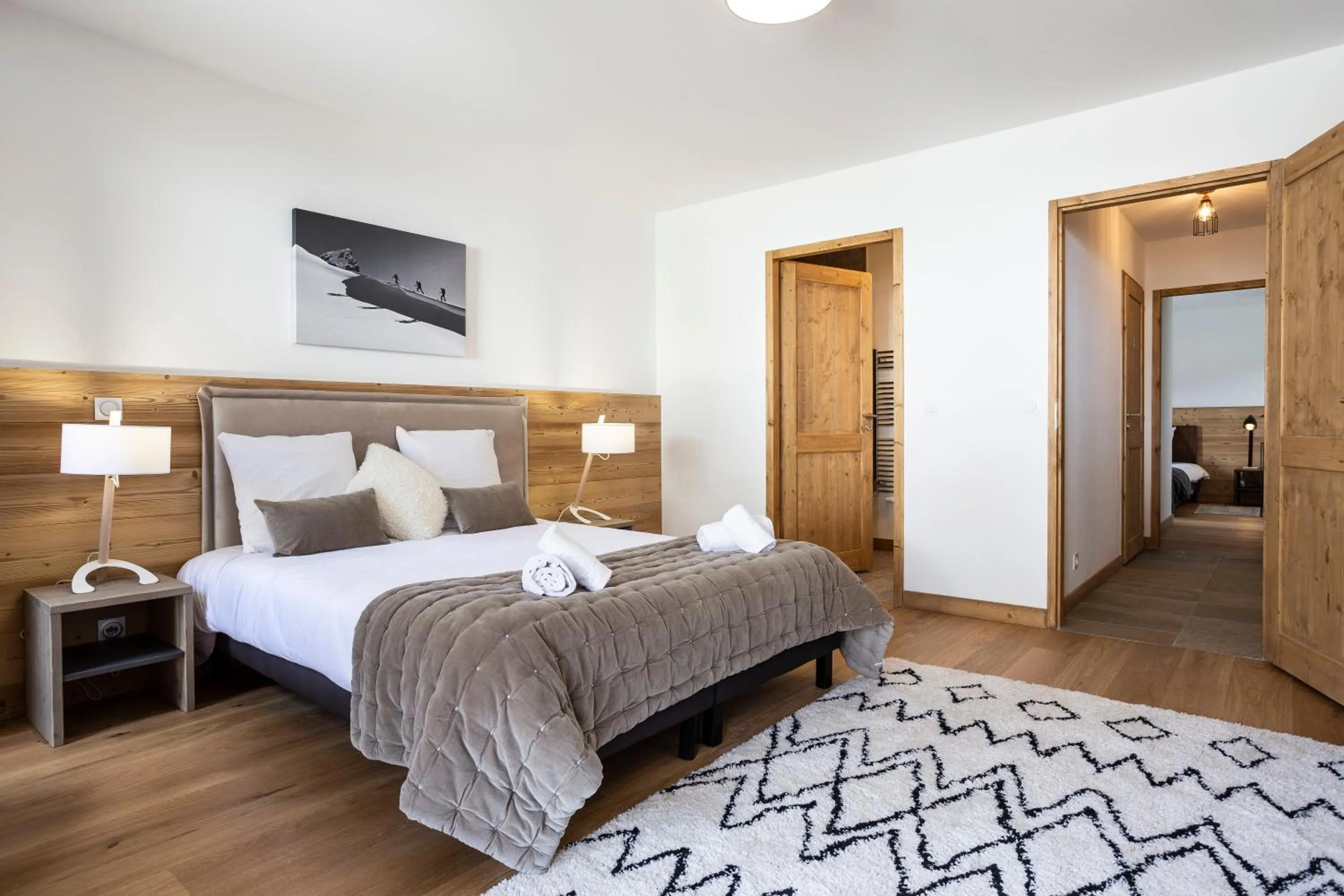 Bedroom, Bed in TERRESENS - Le Diamant des Neiges