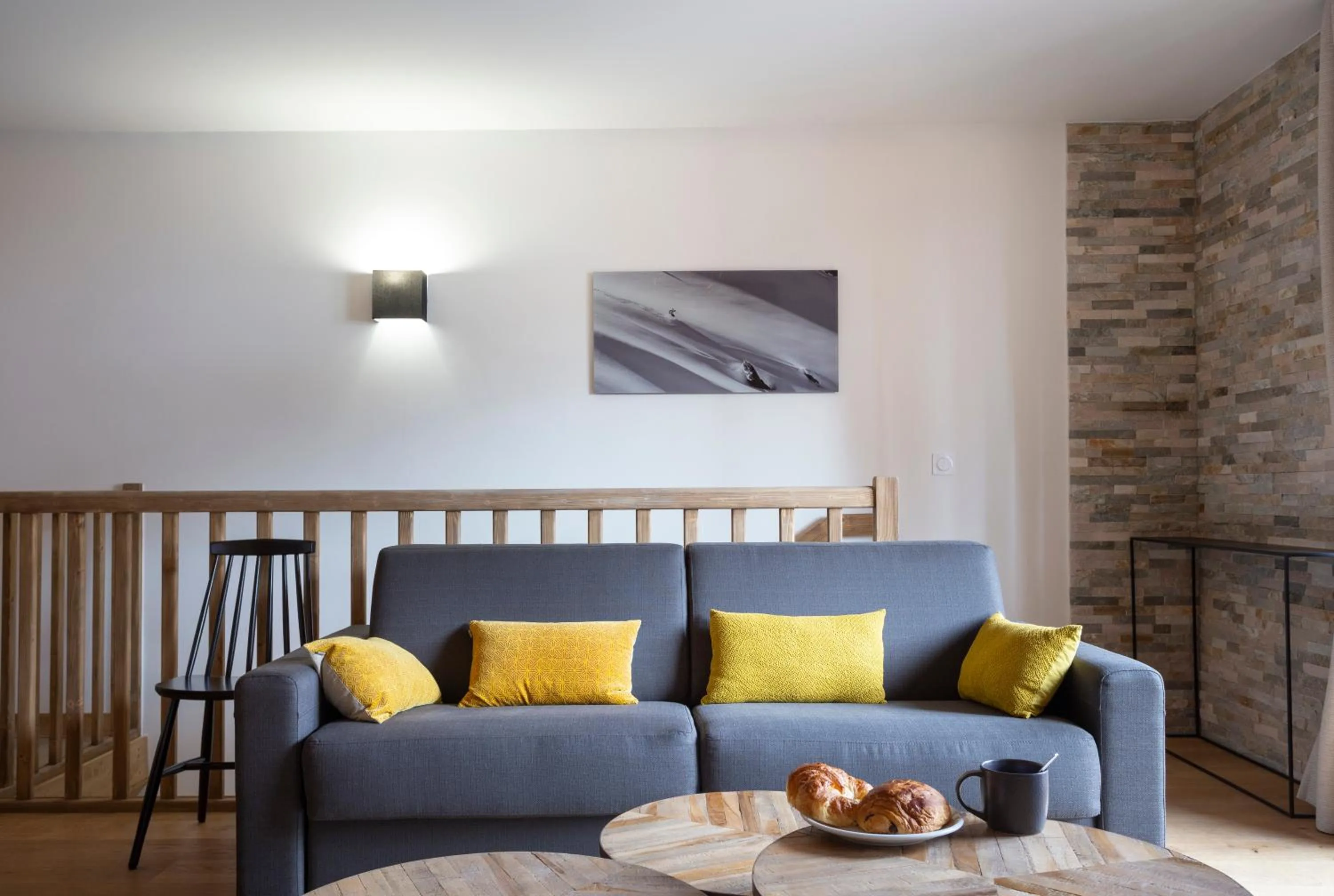 Living room in TERRESENS - Le Diamant des Neiges