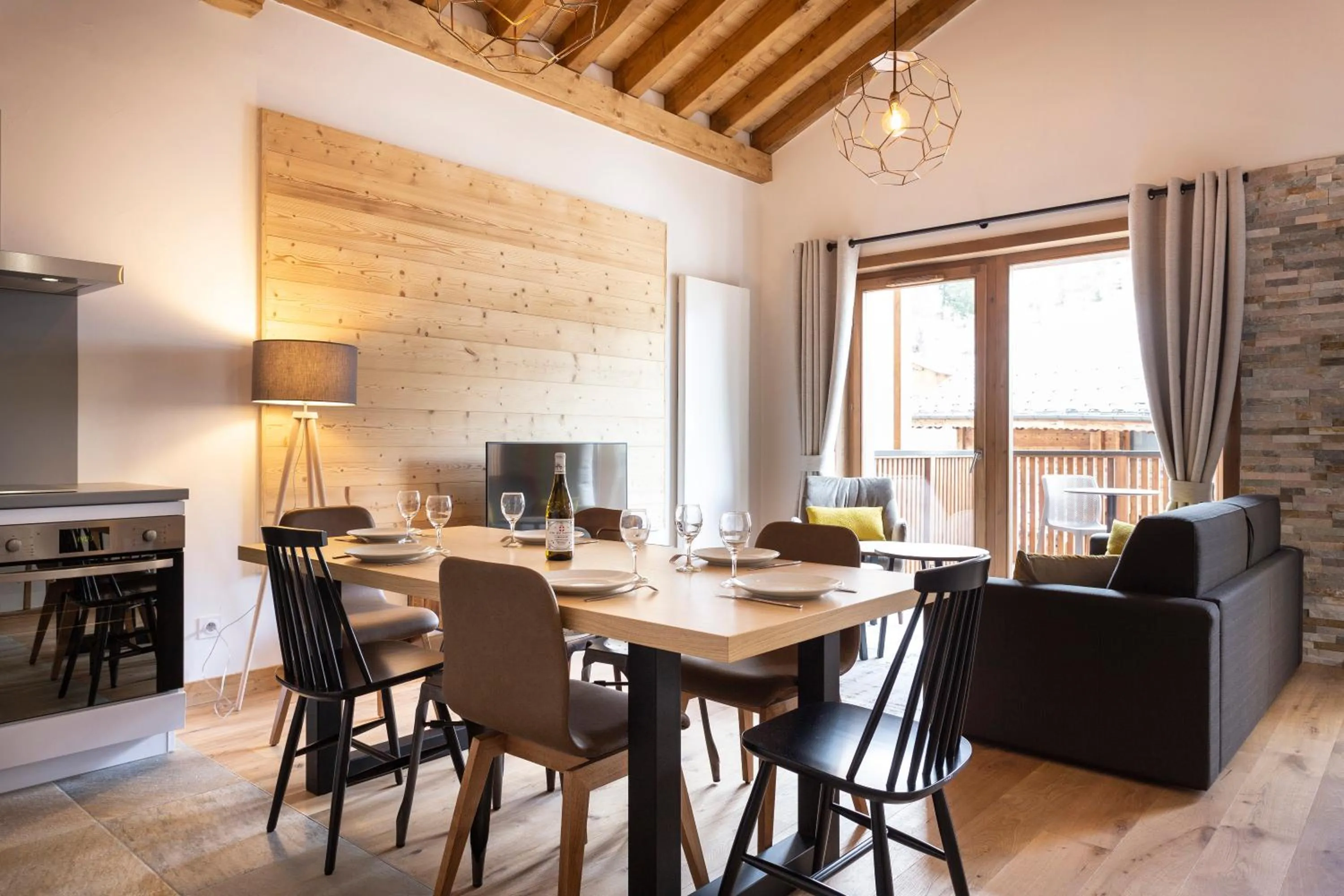 Dining area in TERRESENS - Le Diamant des Neiges