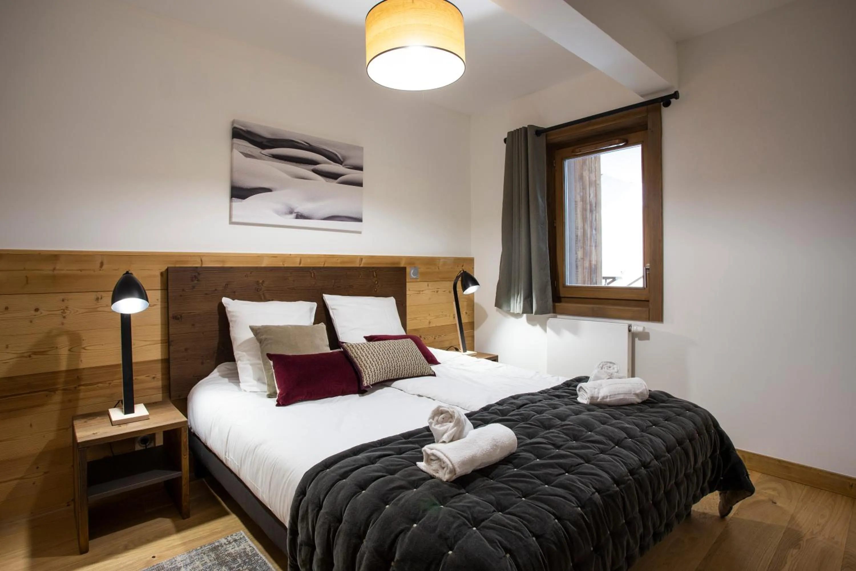 Bedroom, Bed in TERRESENS - Le Diamant des Neiges