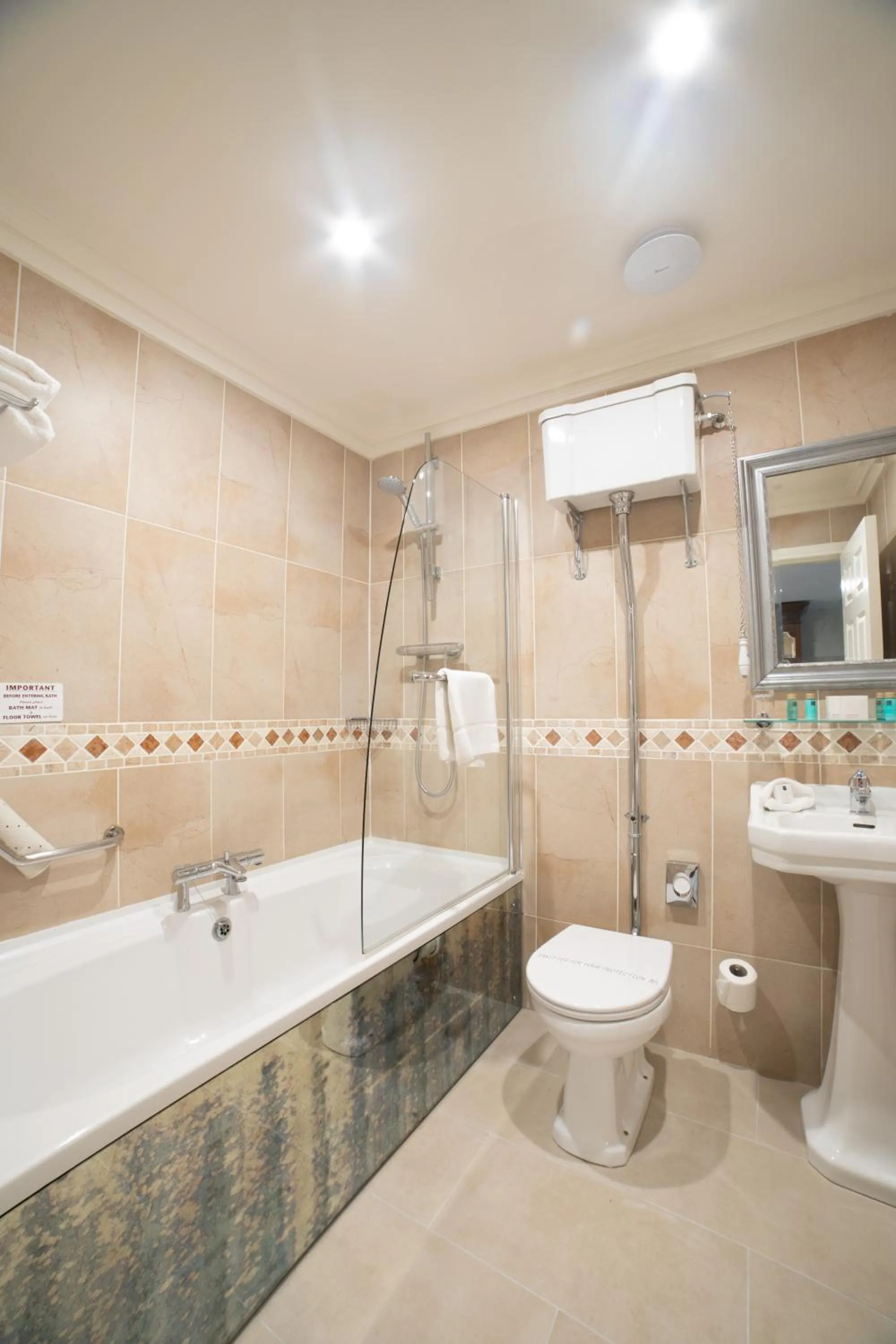 Bathroom in Finnstown Castle Hotel