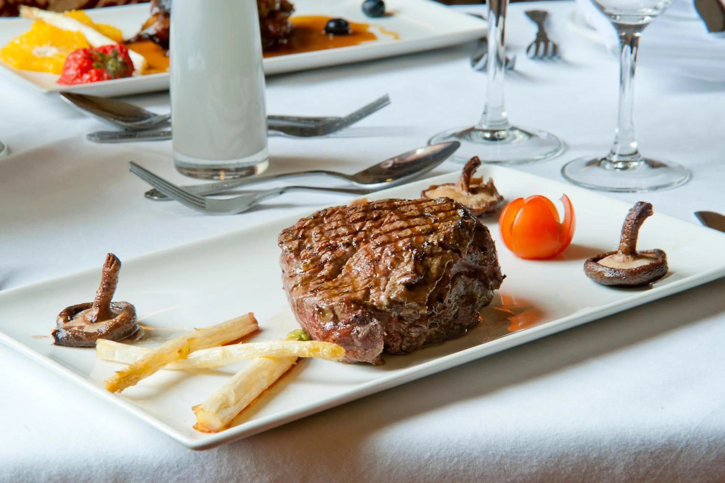 Food close-up in Finnstown Castle Hotel