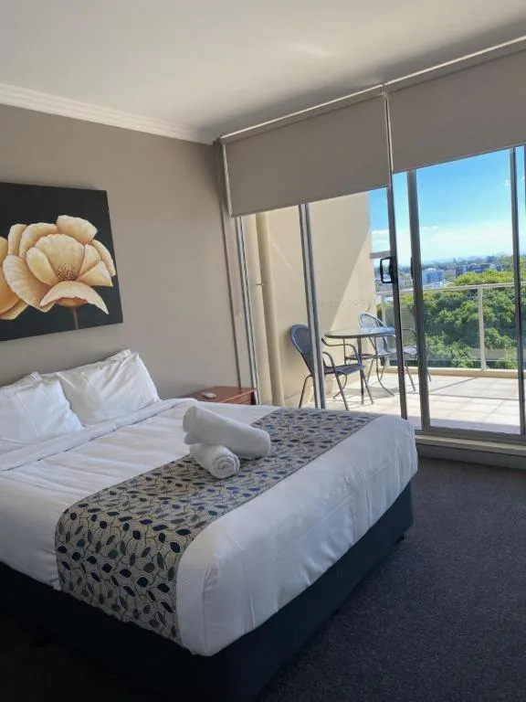 Bed in Redvue Holiday Apartments