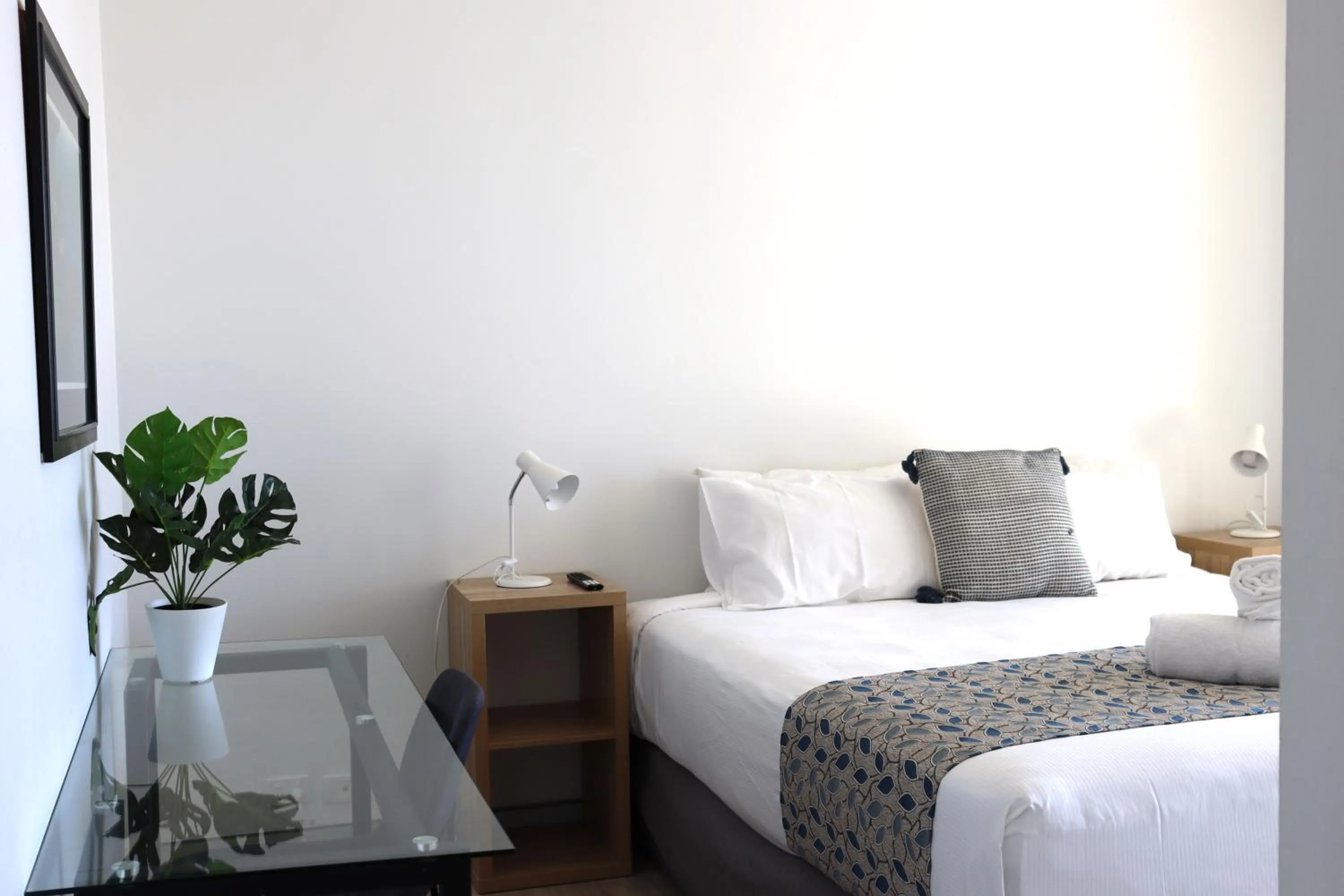 Bed in Redvue Holiday Apartments