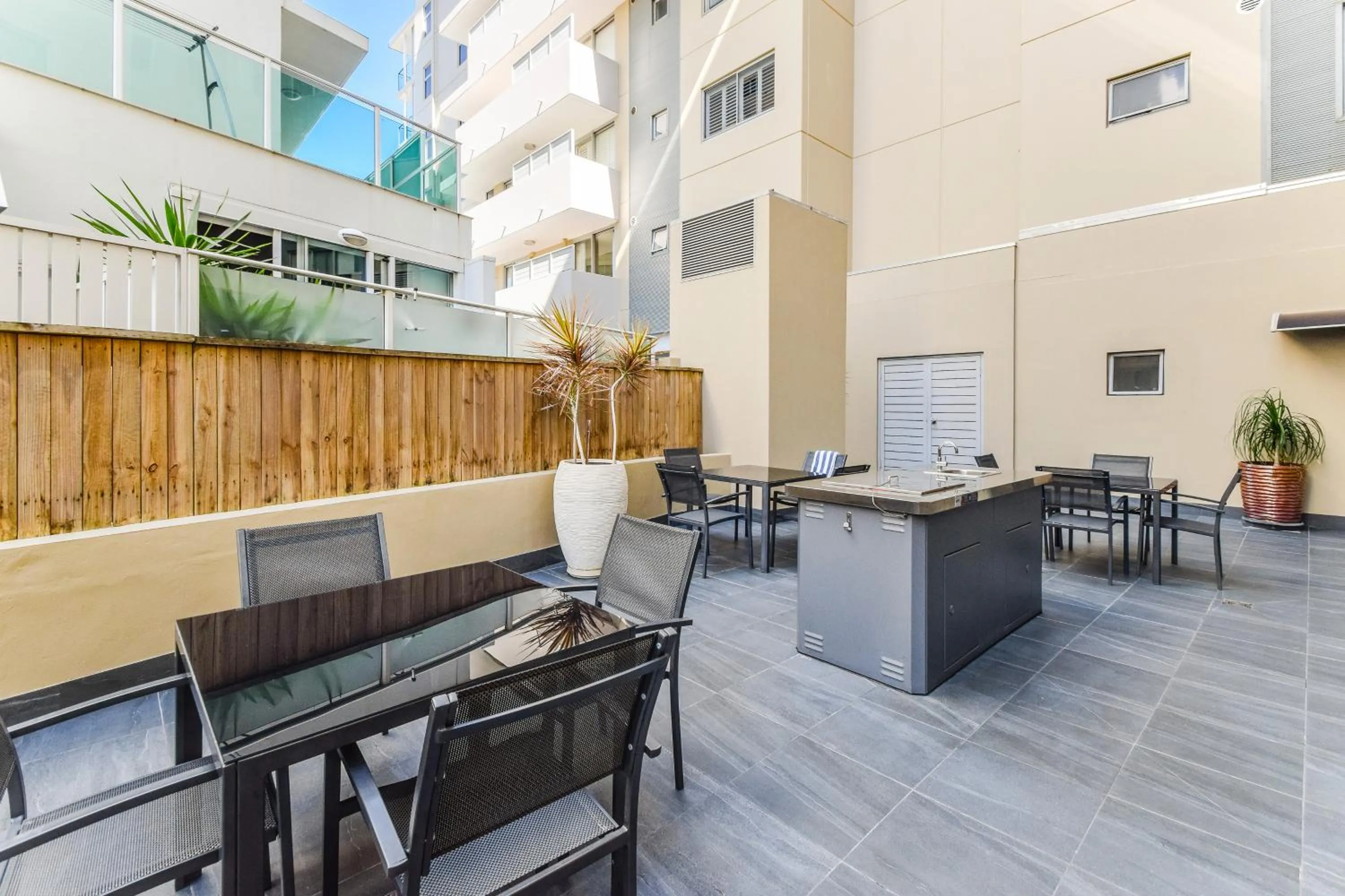 Patio in Redvue Holiday Apartments