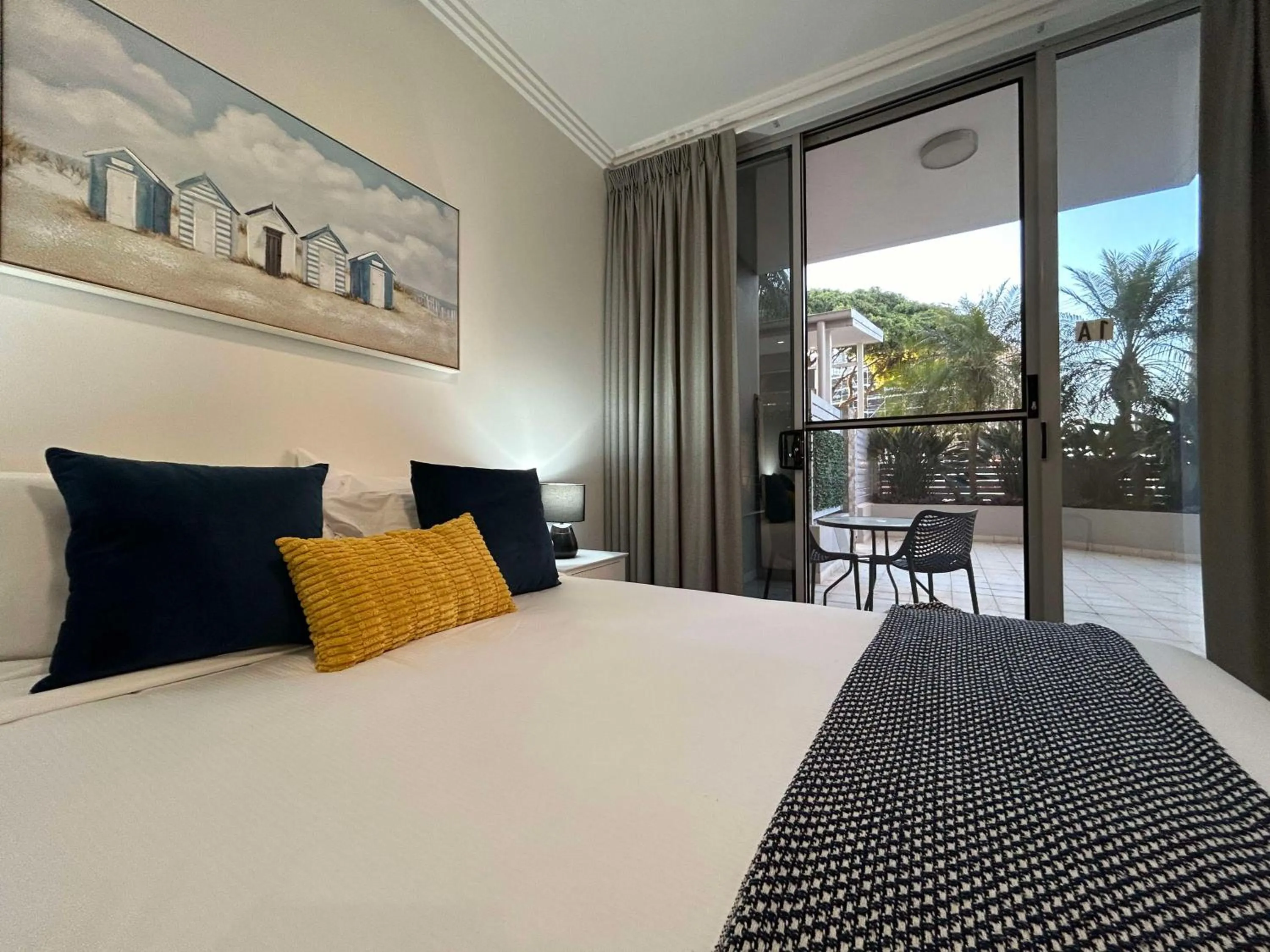 Bed in Redvue Holiday Apartments