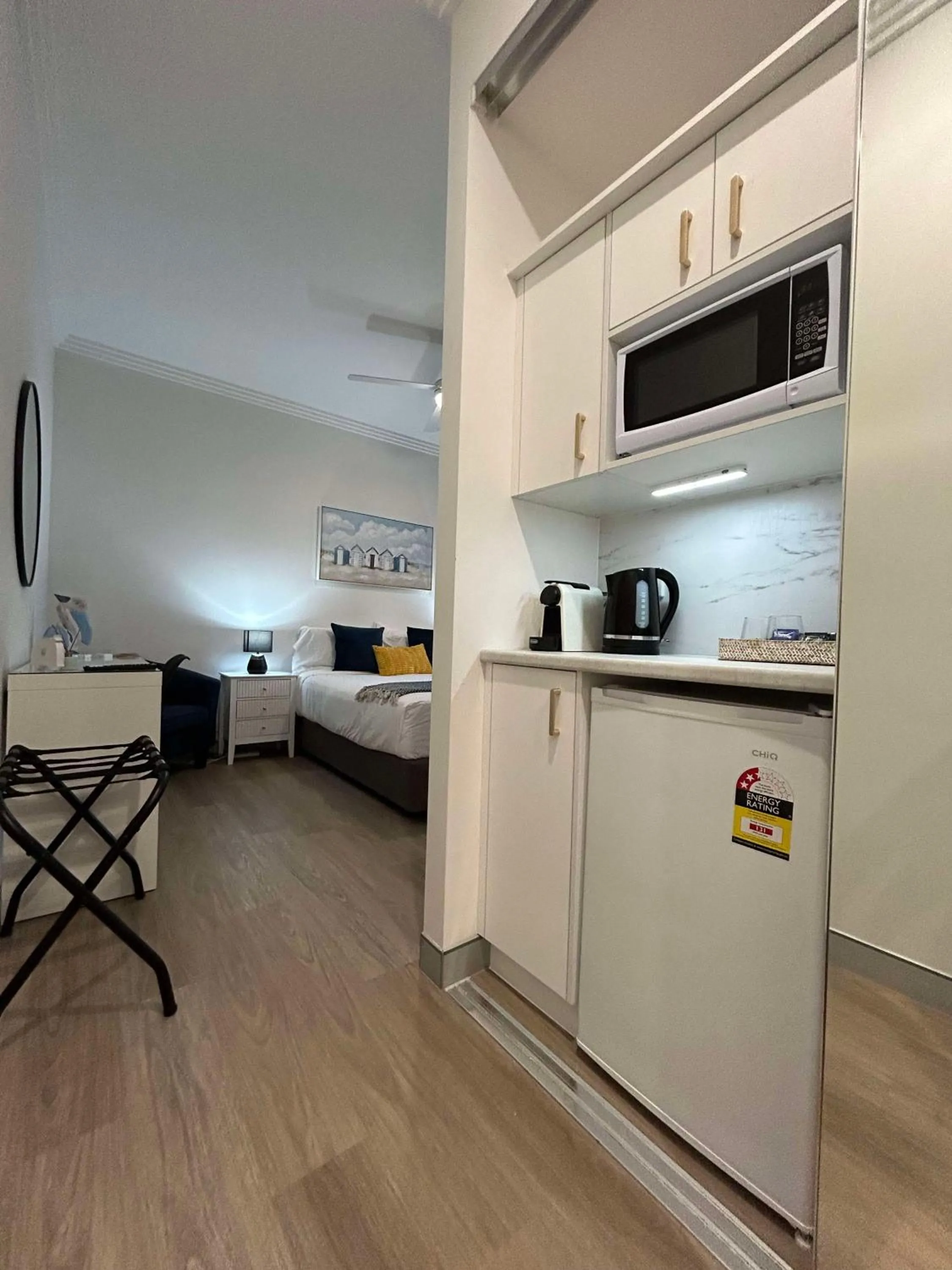 Bed in Redvue Holiday Apartments