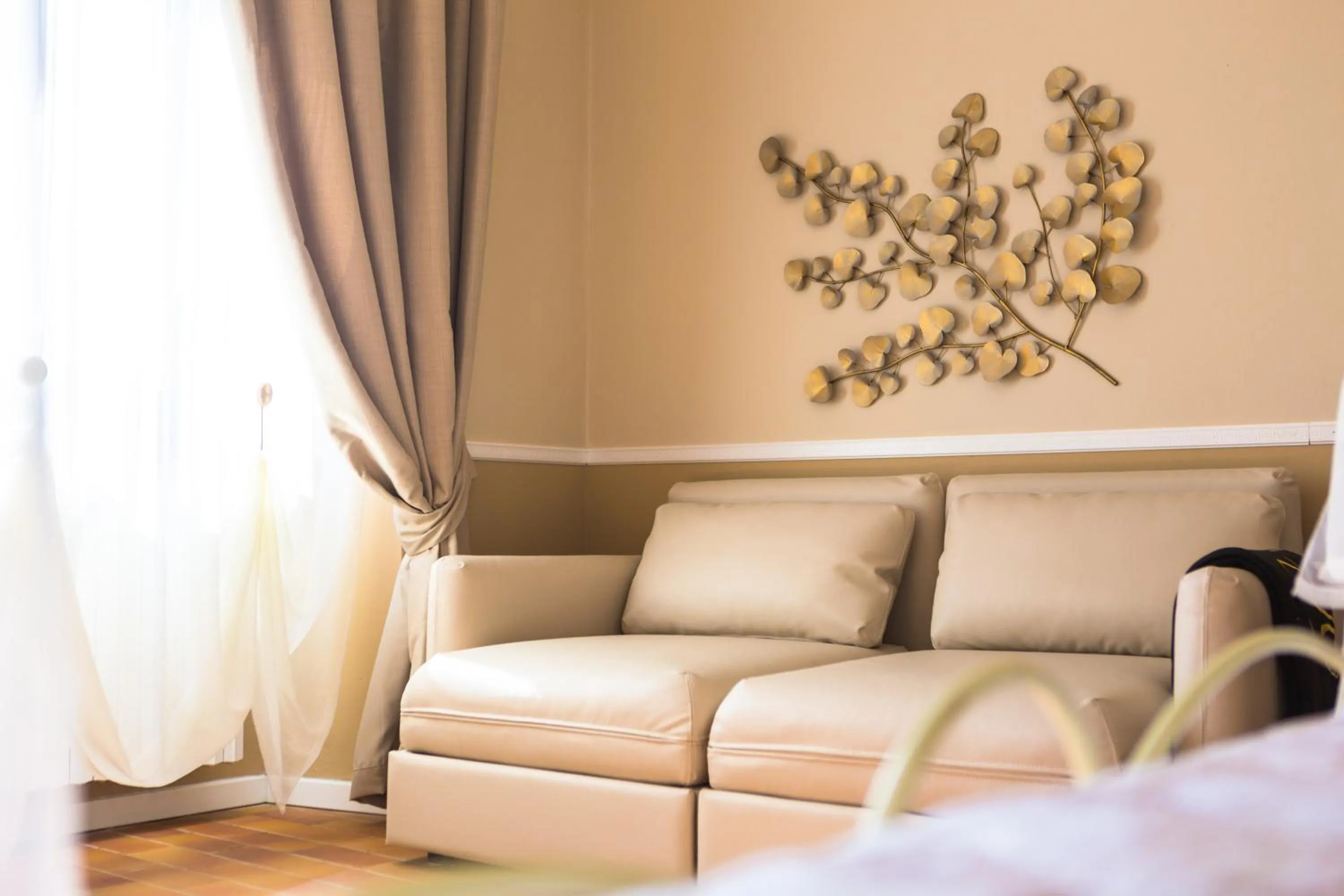 Decorative detail in B&B Il Folletto del Lago