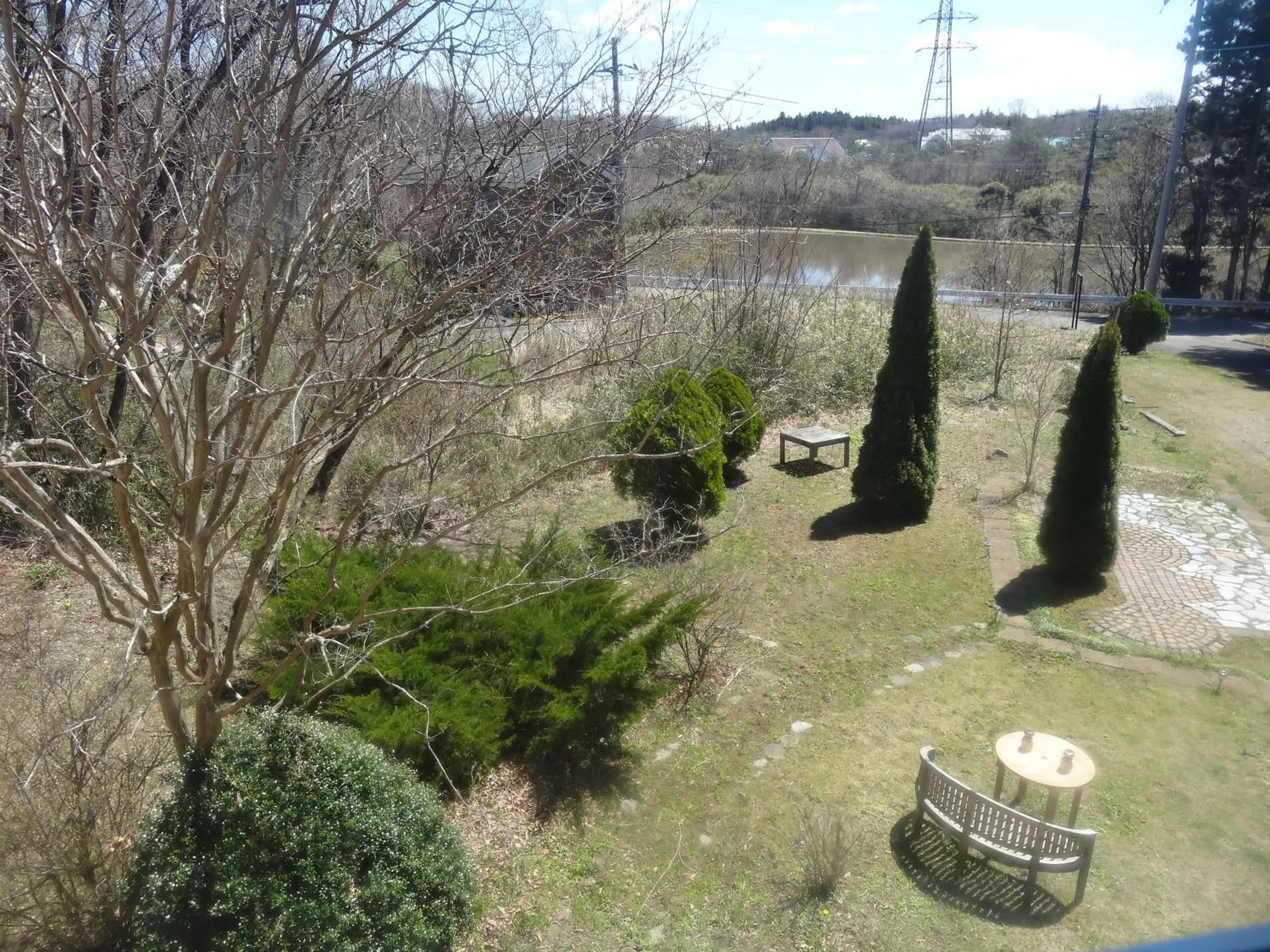 Garden view in Gasthof Arutany
