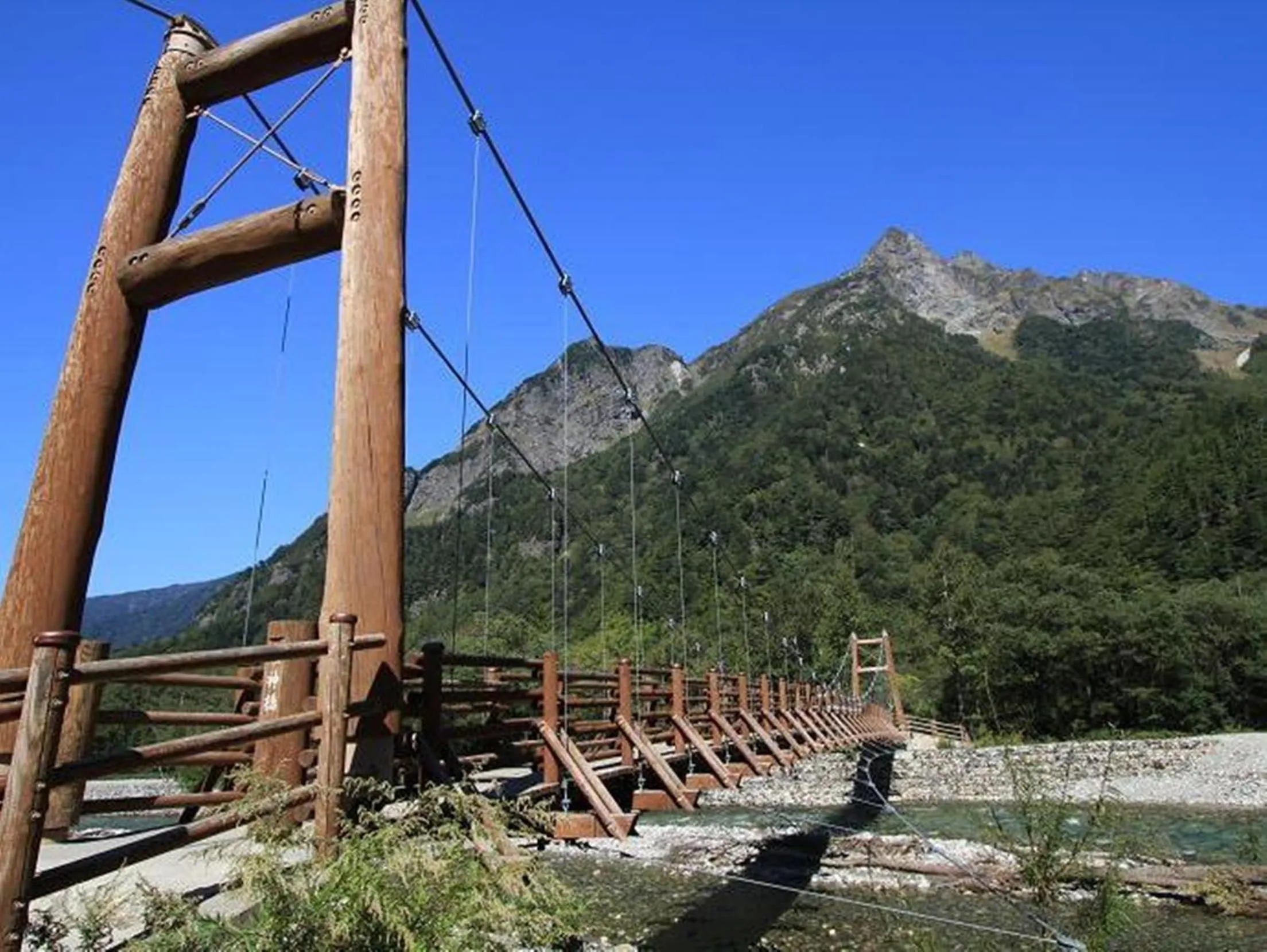 Natural landscape in Kamikochi Hotel Shirakabaso