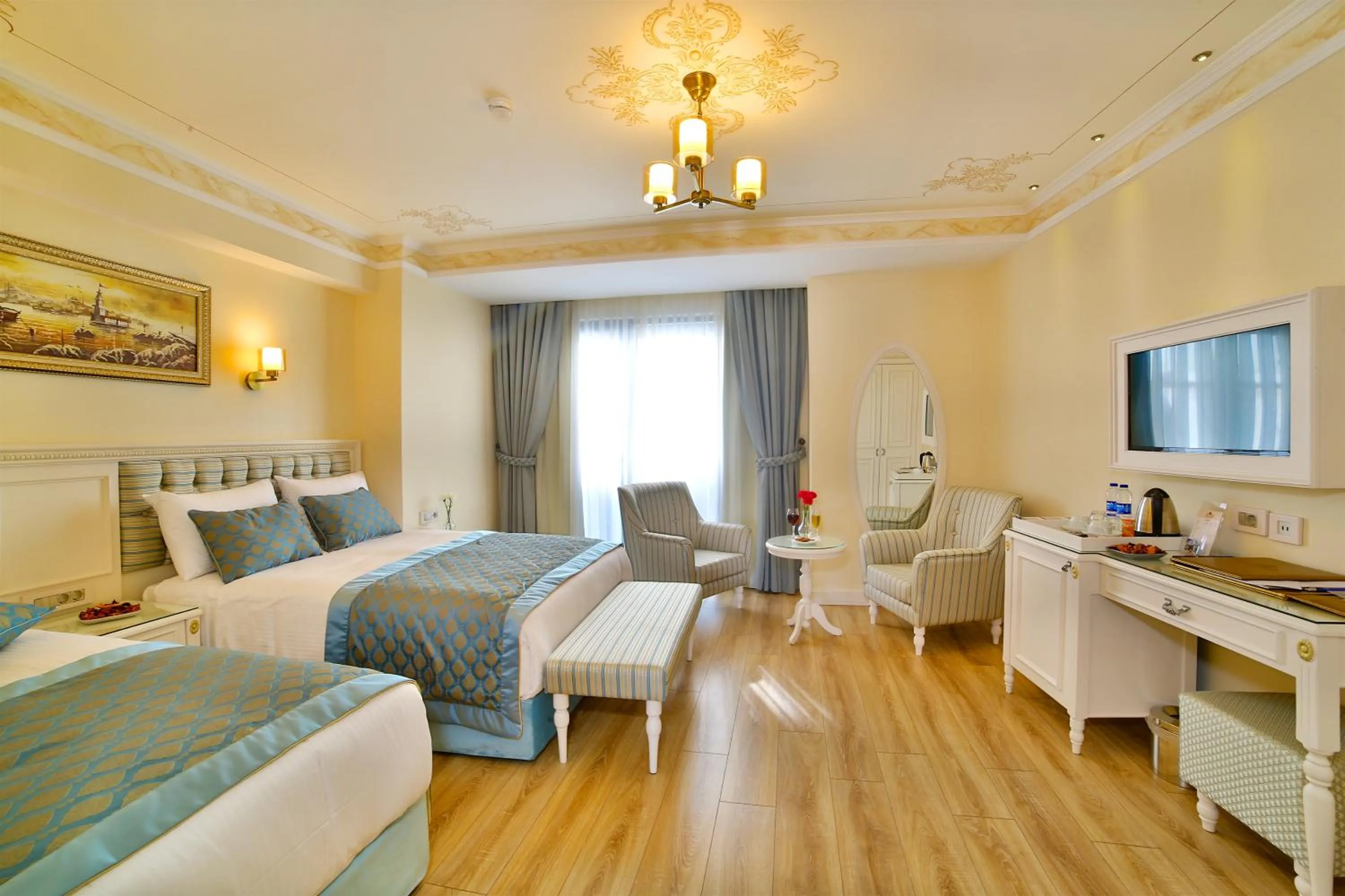 Bed in Yılsam Sultanahmet Hotel