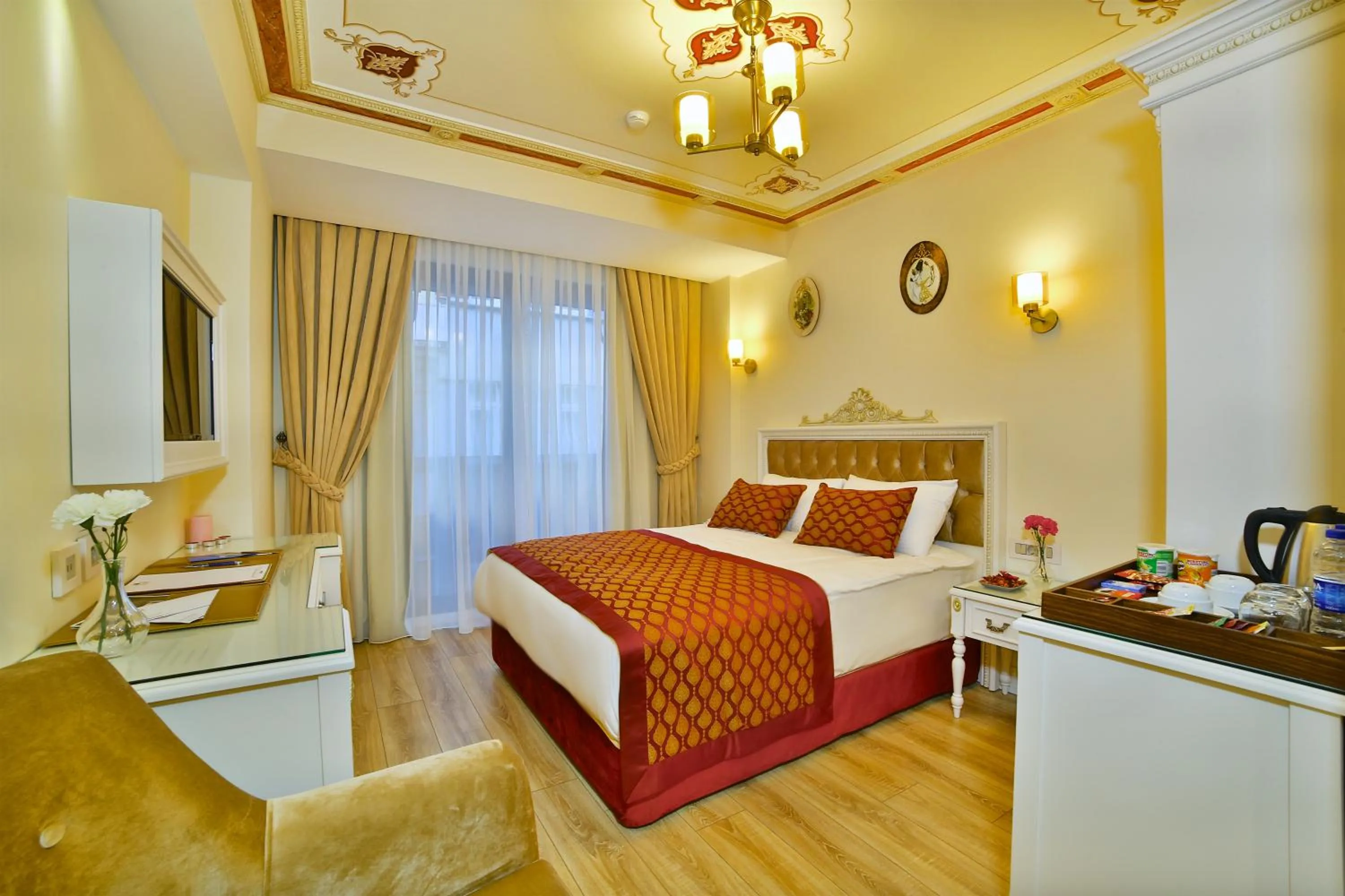Bed in Yılsam Sultanahmet Hotel