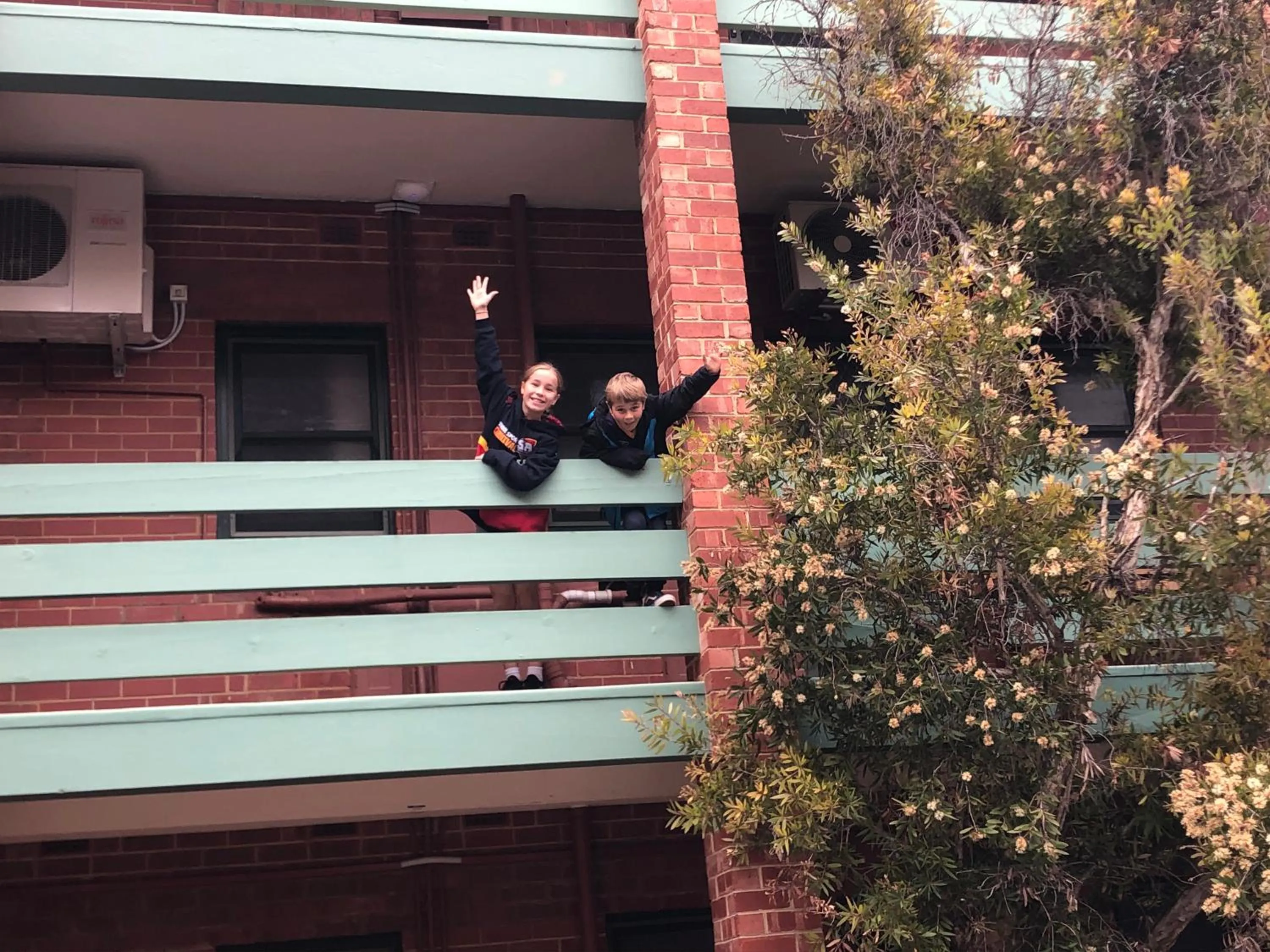 Facade/entrance in Greenways Apartments