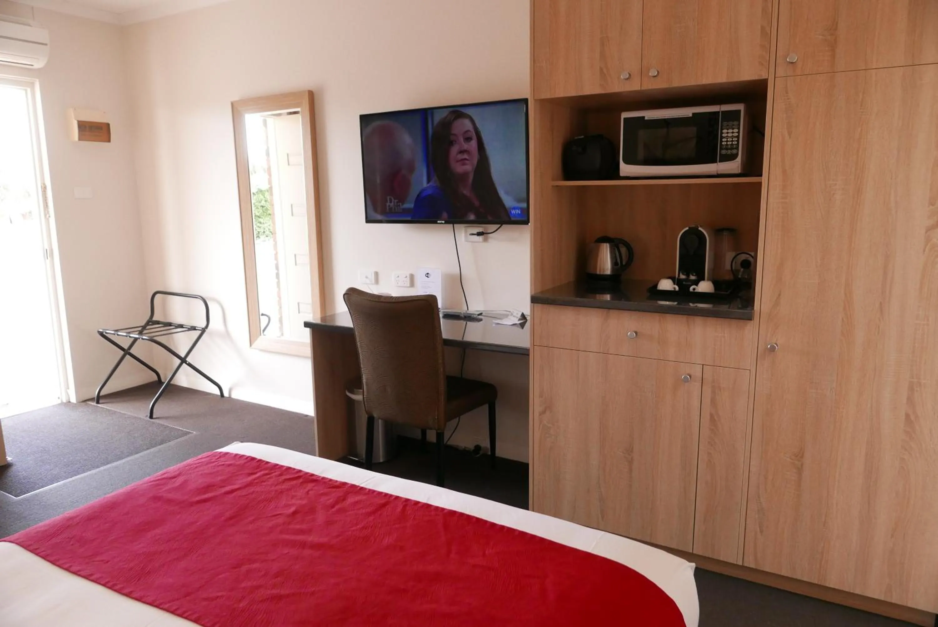 Bed in Junction Motel