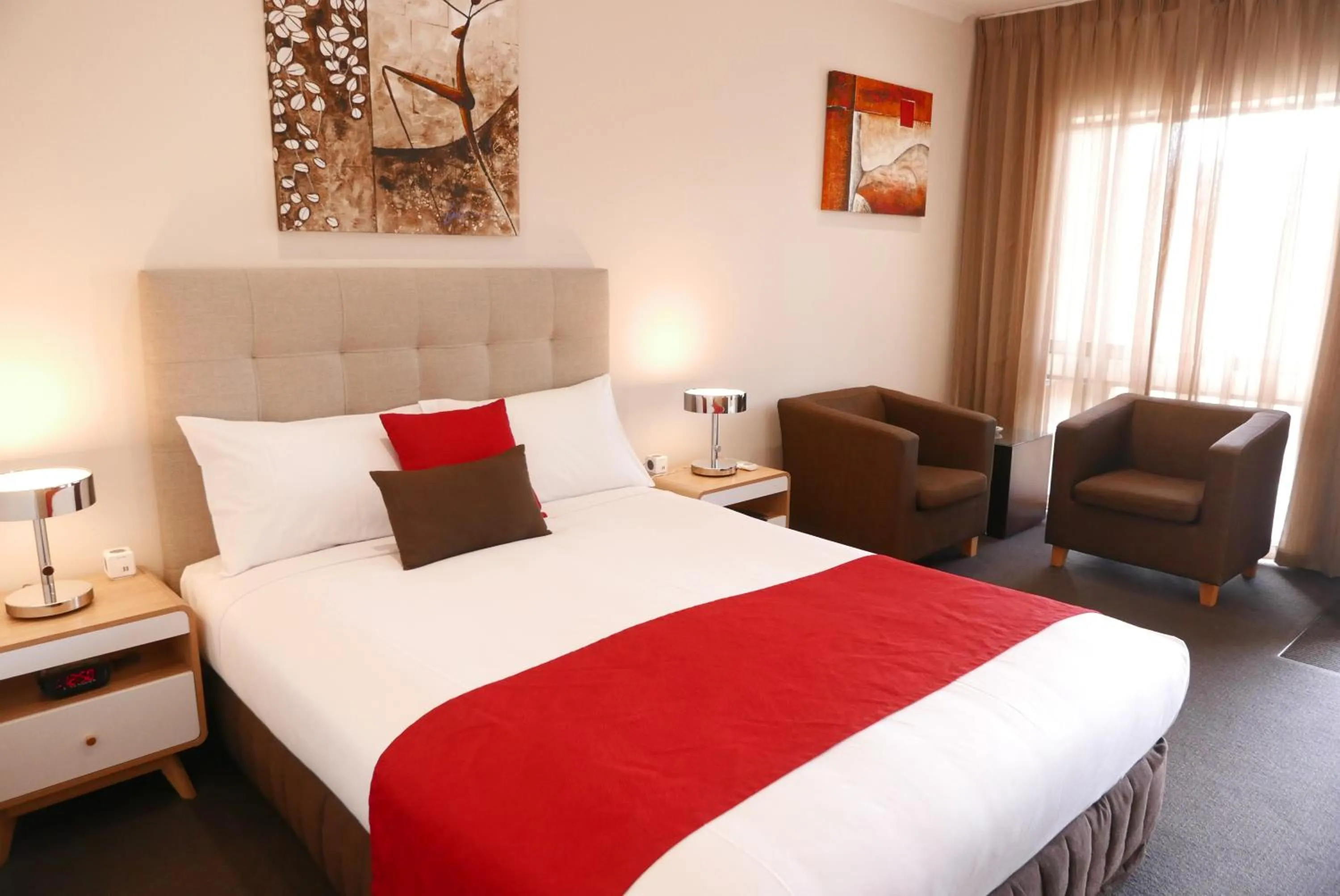 Bed in Junction Motel