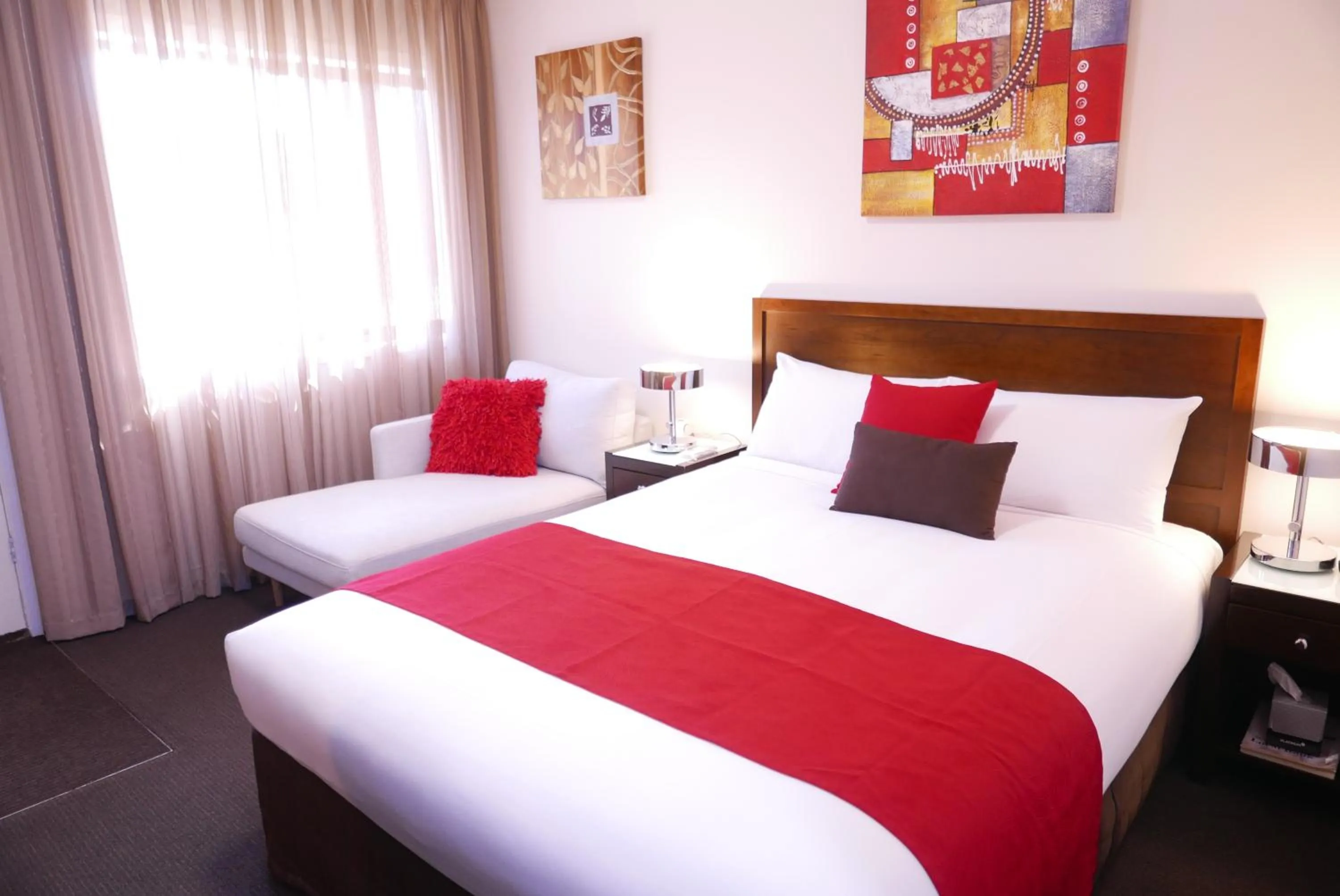 Bed in Junction Motel