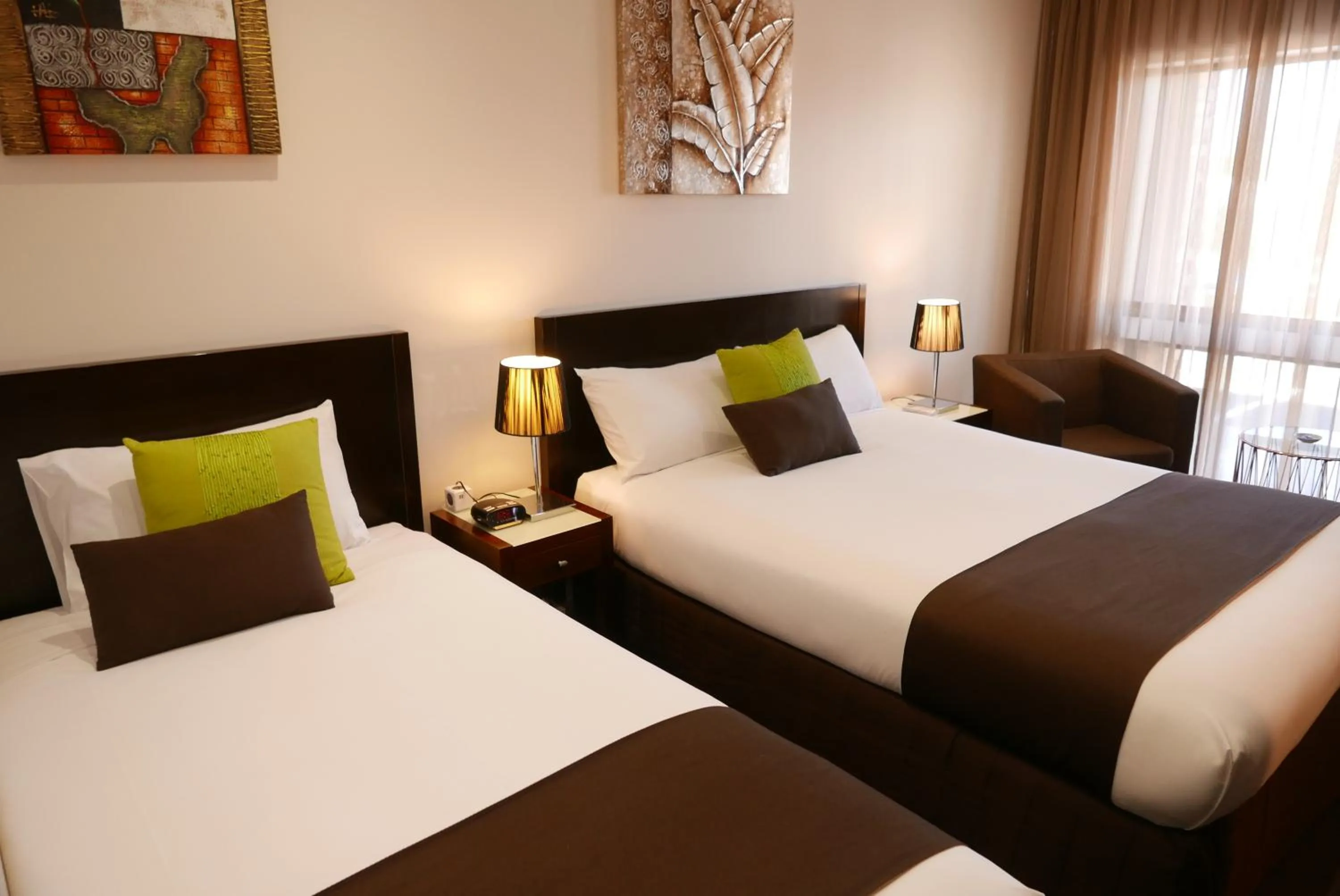 Bed in Junction Motel