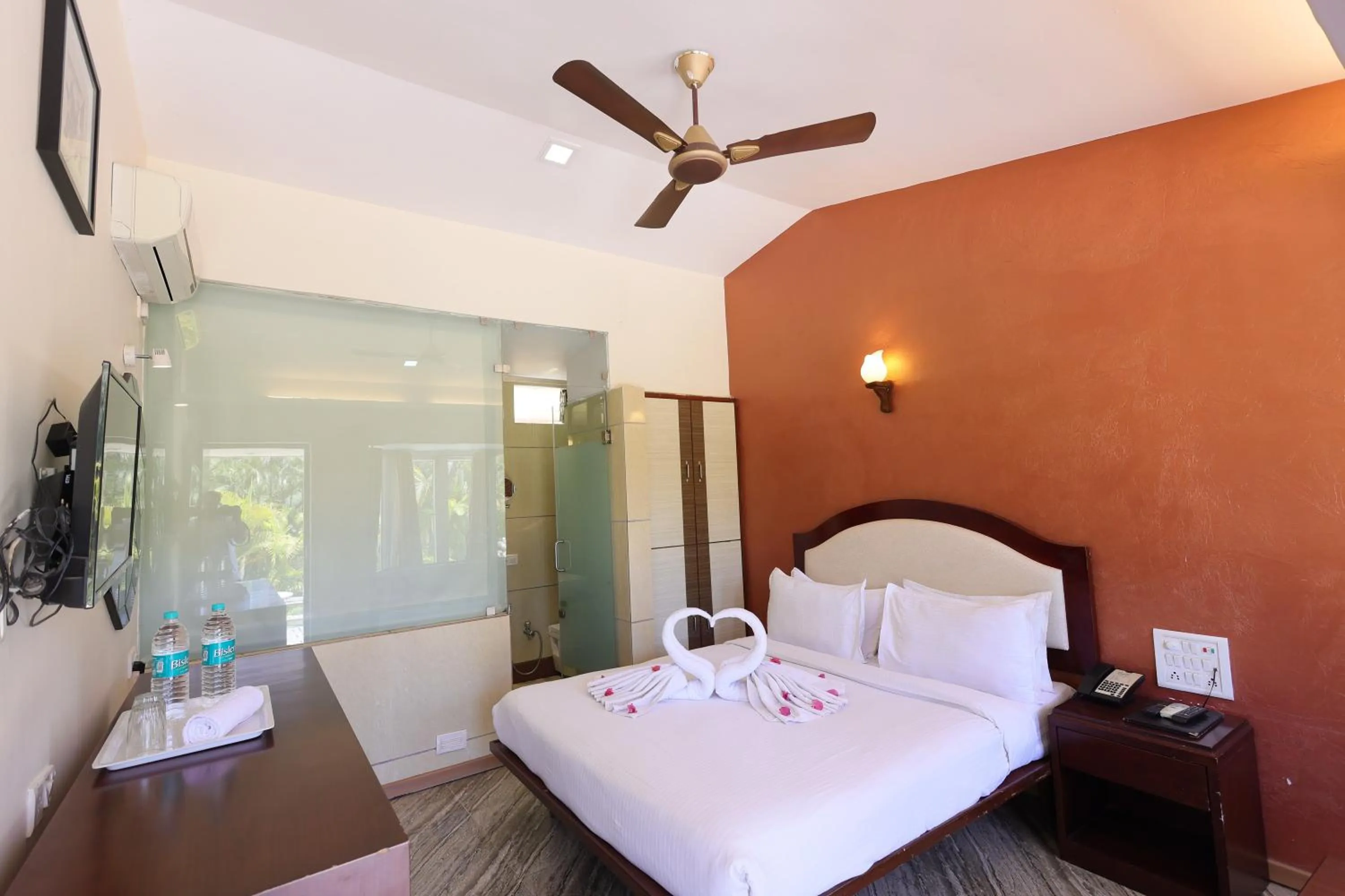 Bed in Hotel King Garden