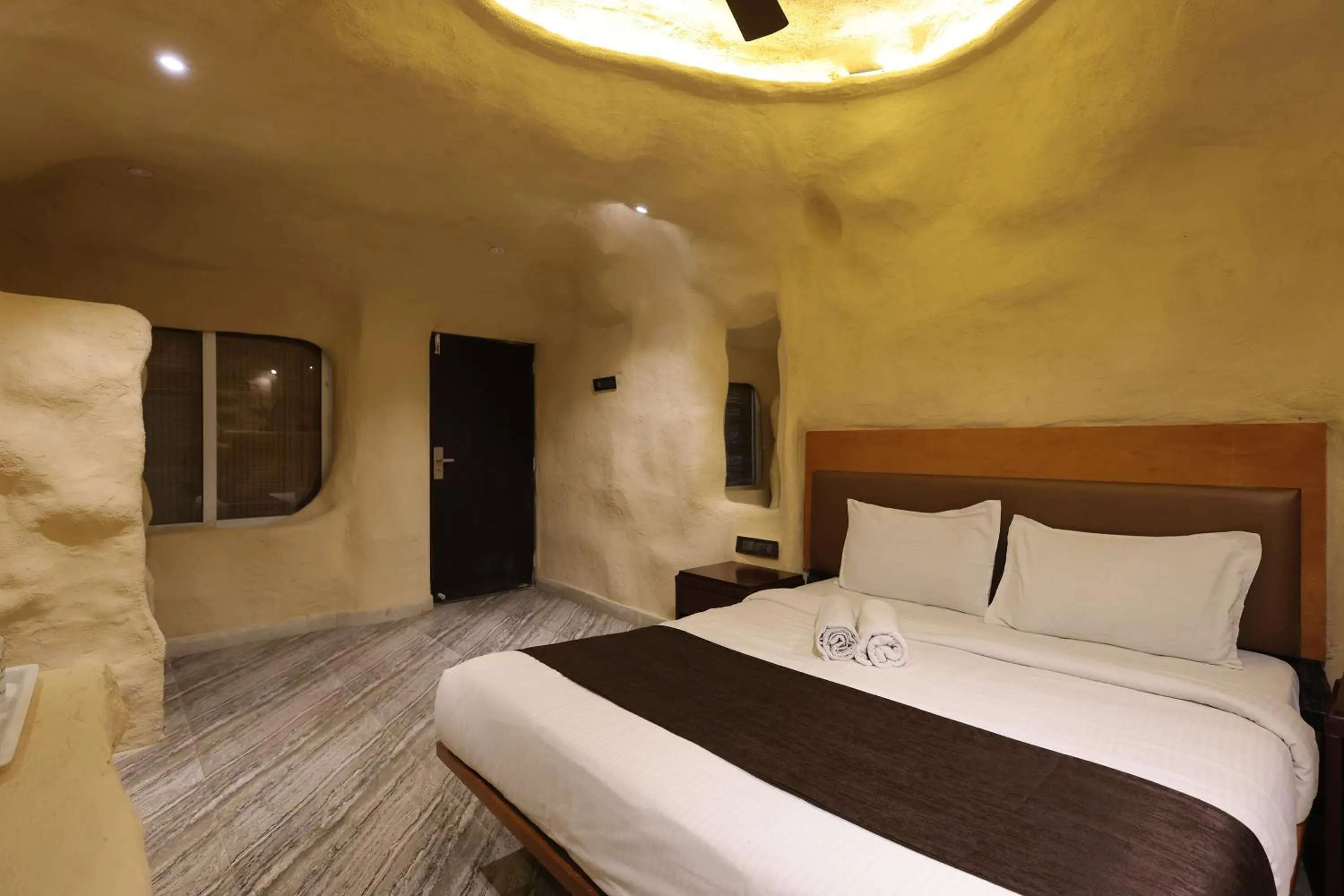 Bed in Hotel King Garden