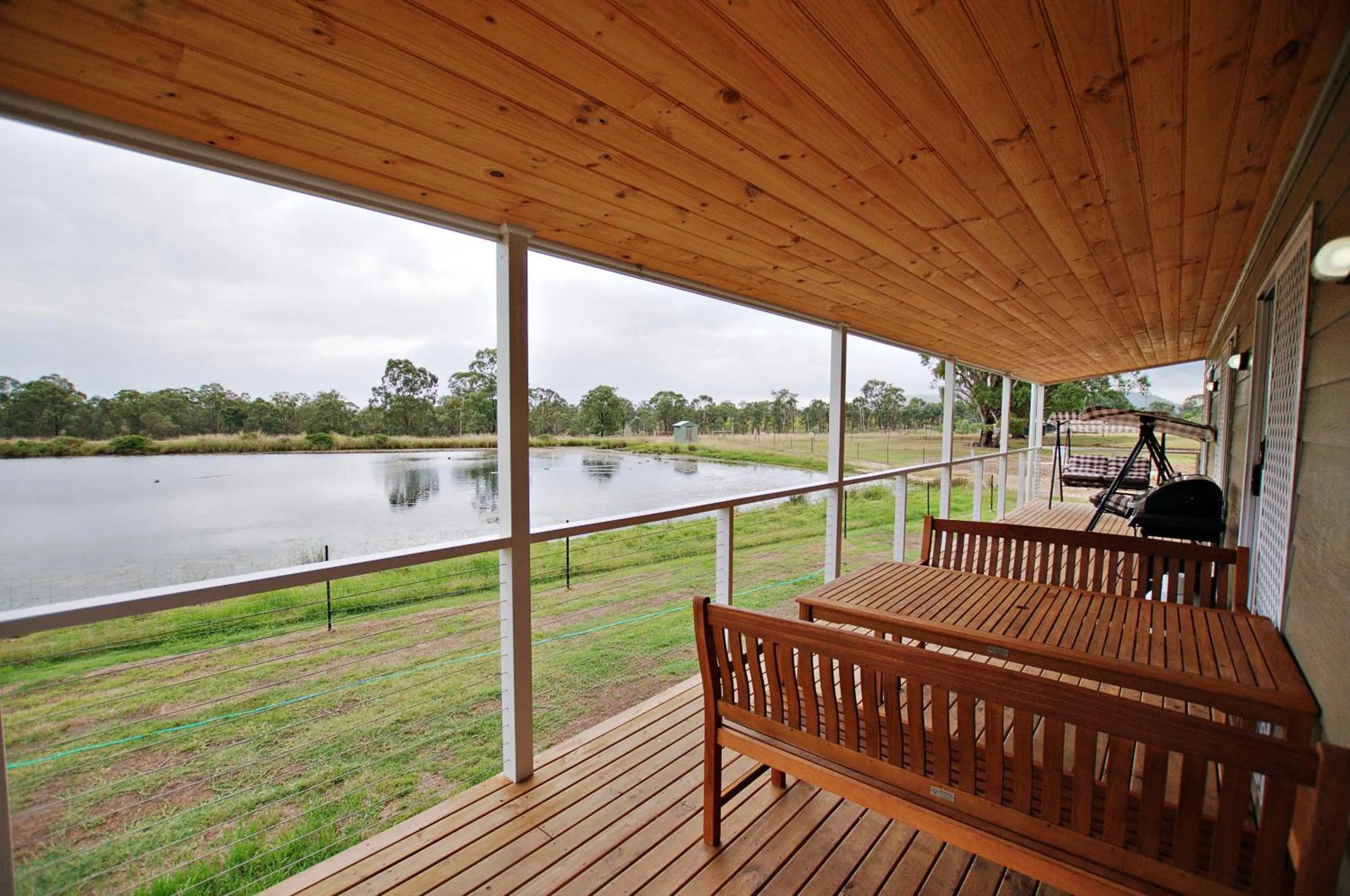 Balcony/Terrace in Starline Alpacas Farmstay Resort