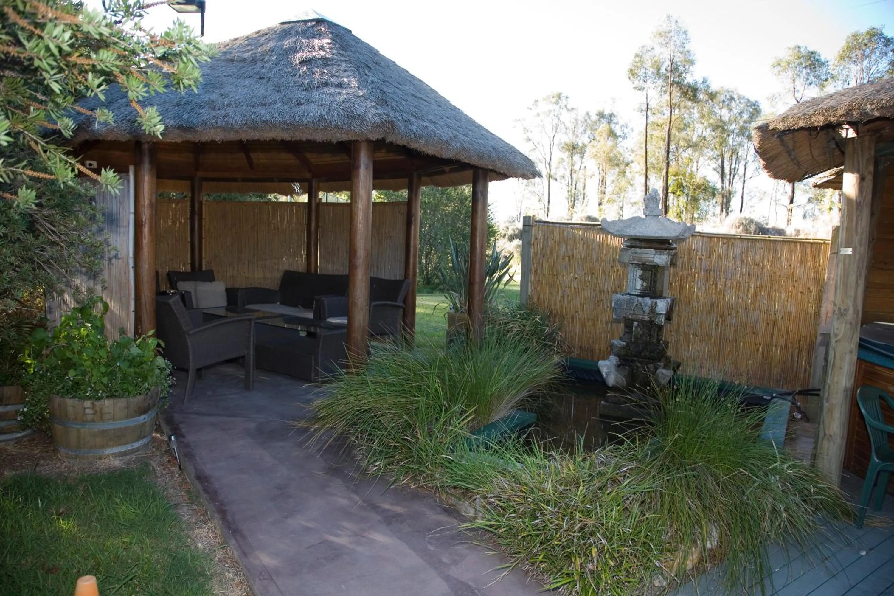 Patio in Starline Alpacas Farmstay Resort