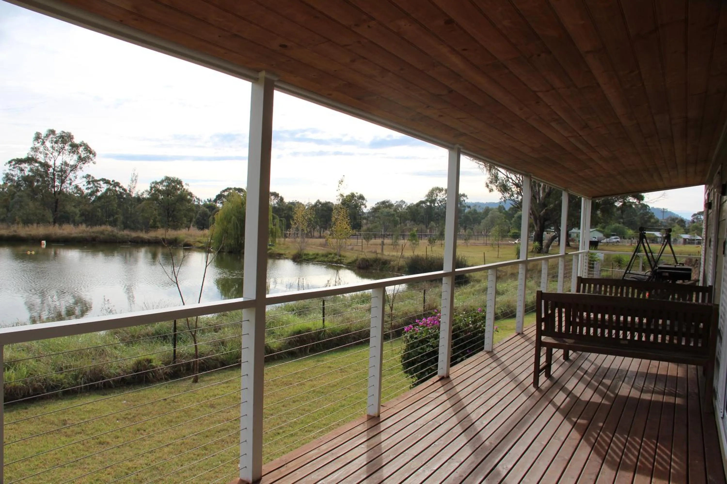 Patio in Starline Alpacas Farmstay Resort