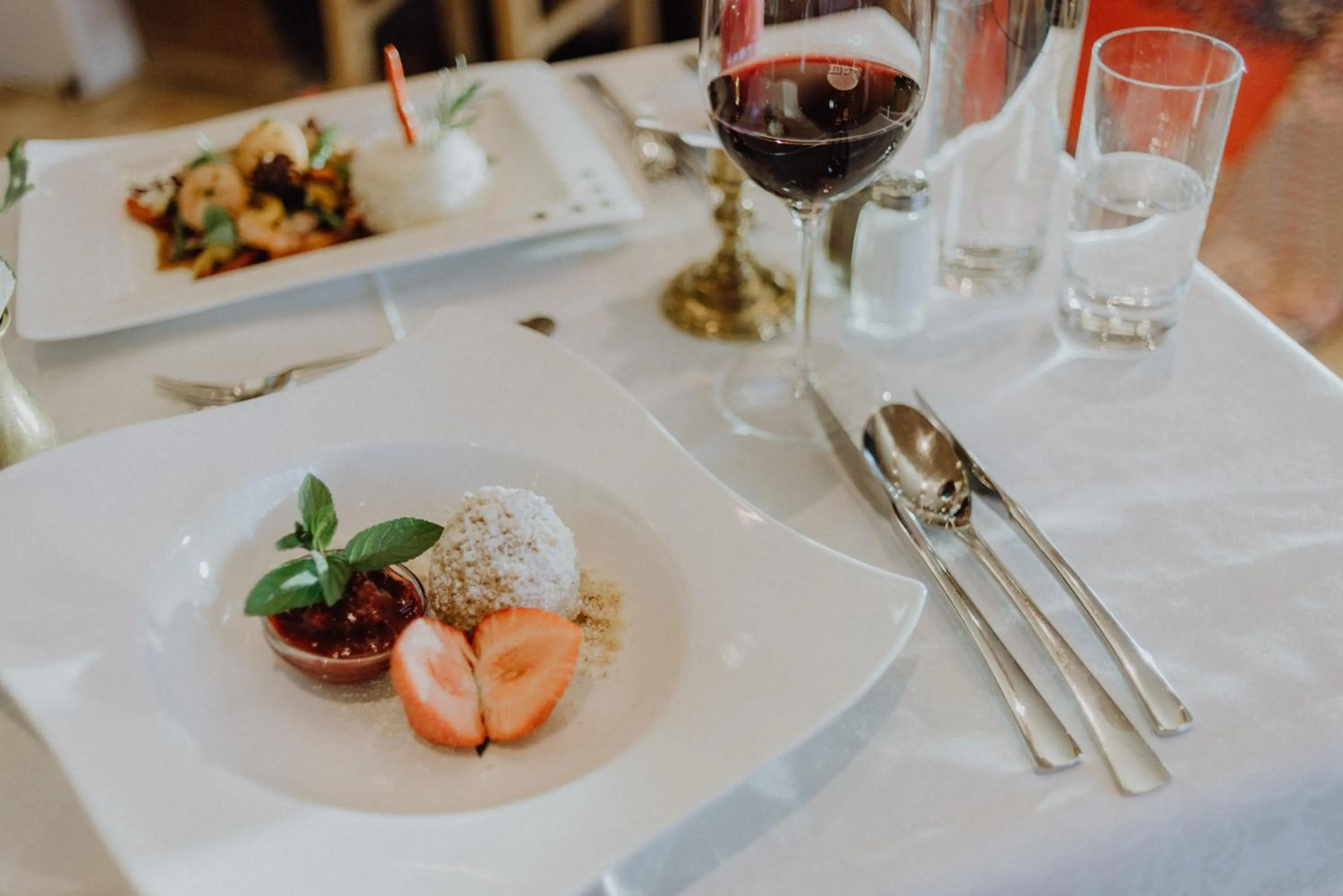 Food and drinks in Hotel Berghof