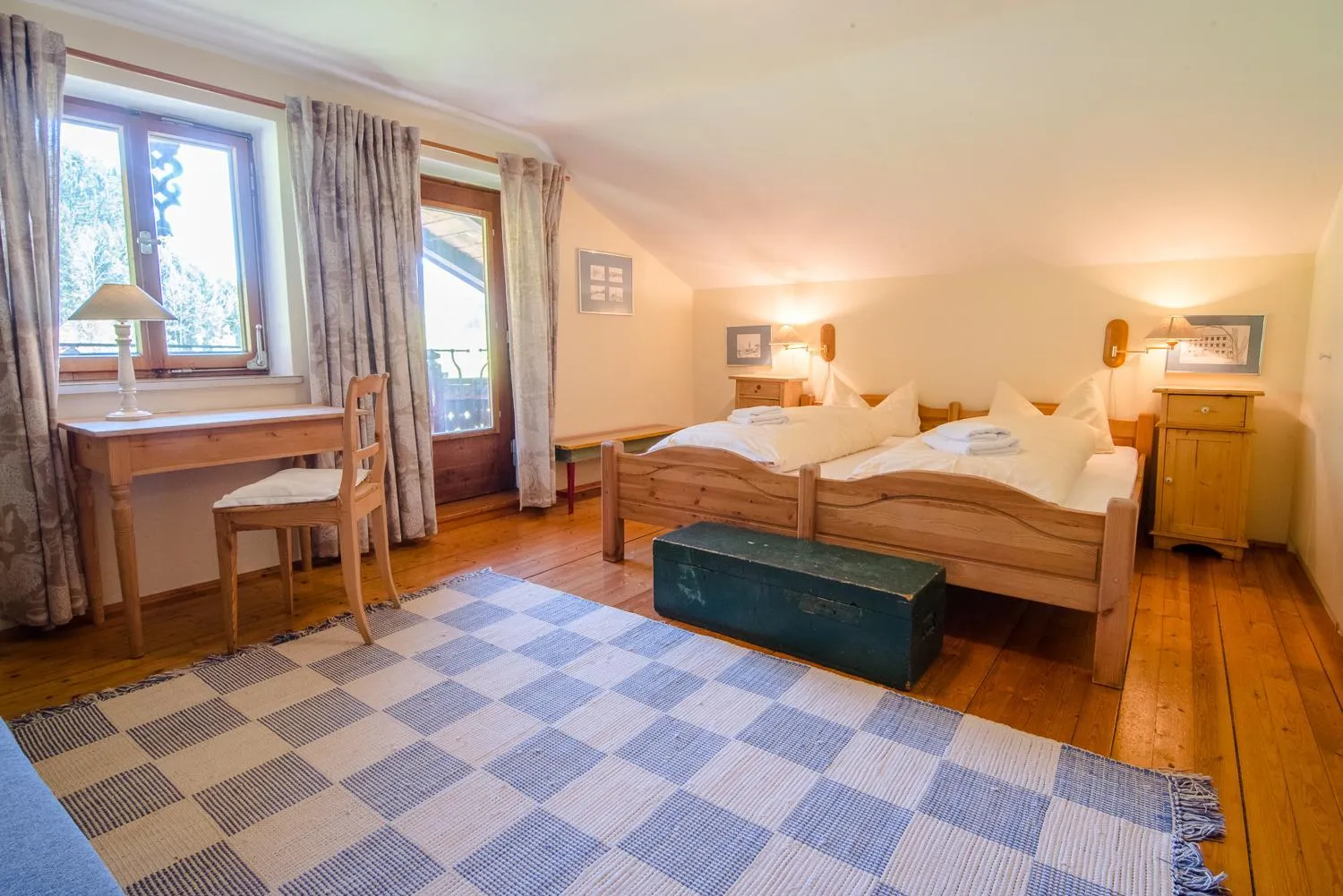 Photo of the whole room, Bed in Berggasthof Butzn Wirt