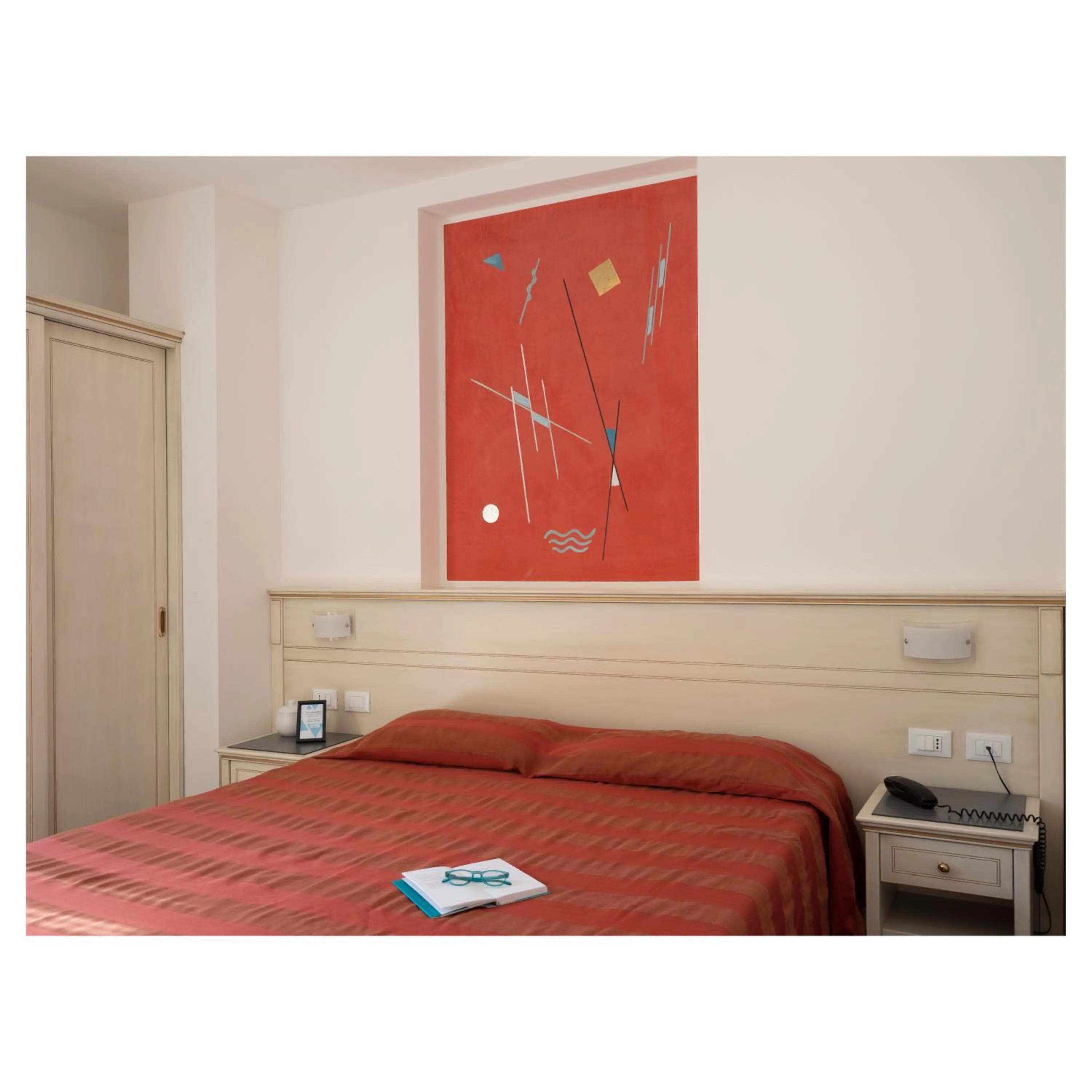 Bed in Hotel Margherita