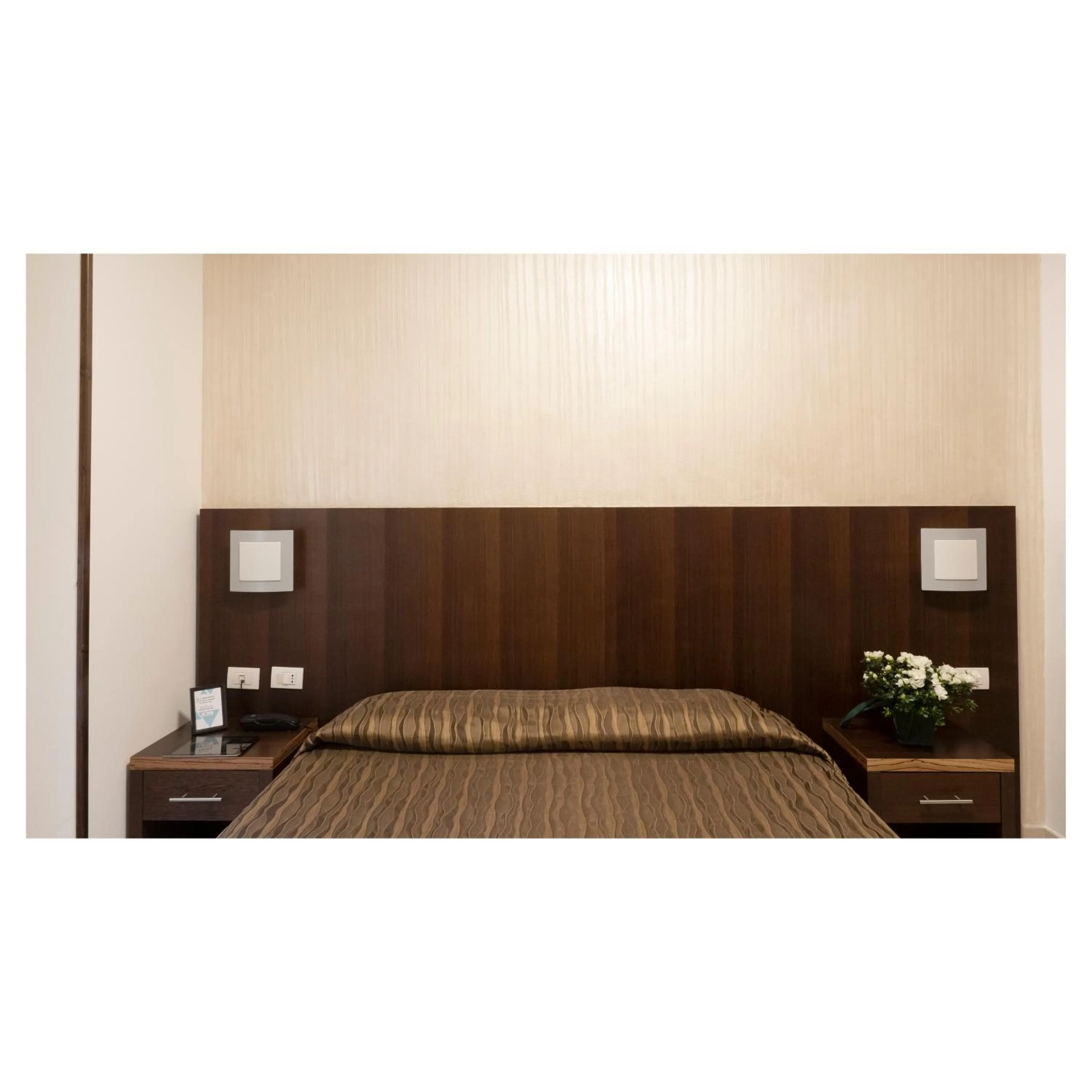 Bed in Hotel Margherita