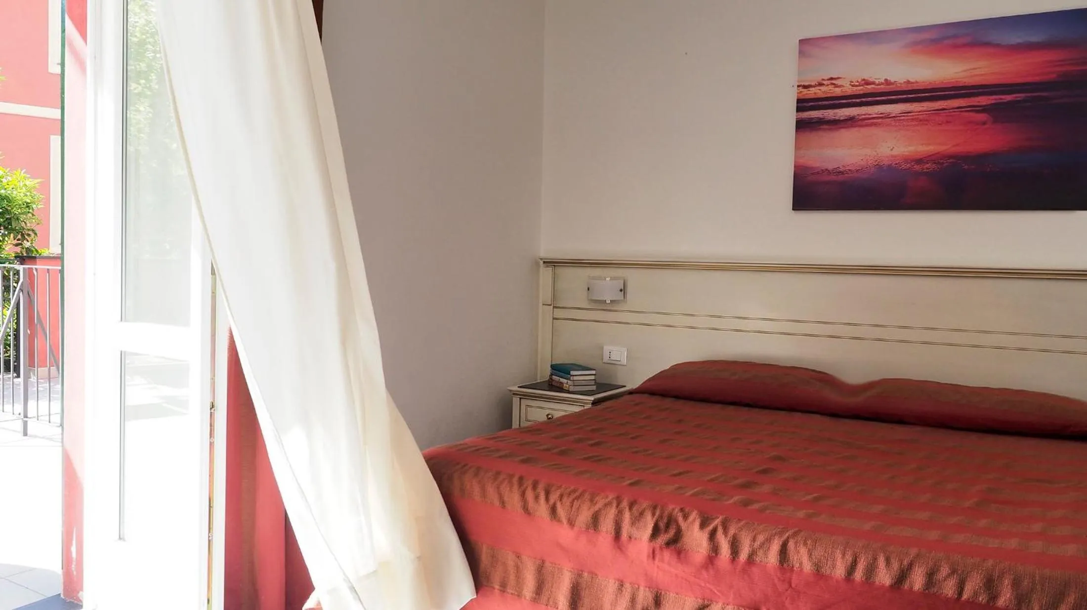 Bed in Hotel Margherita