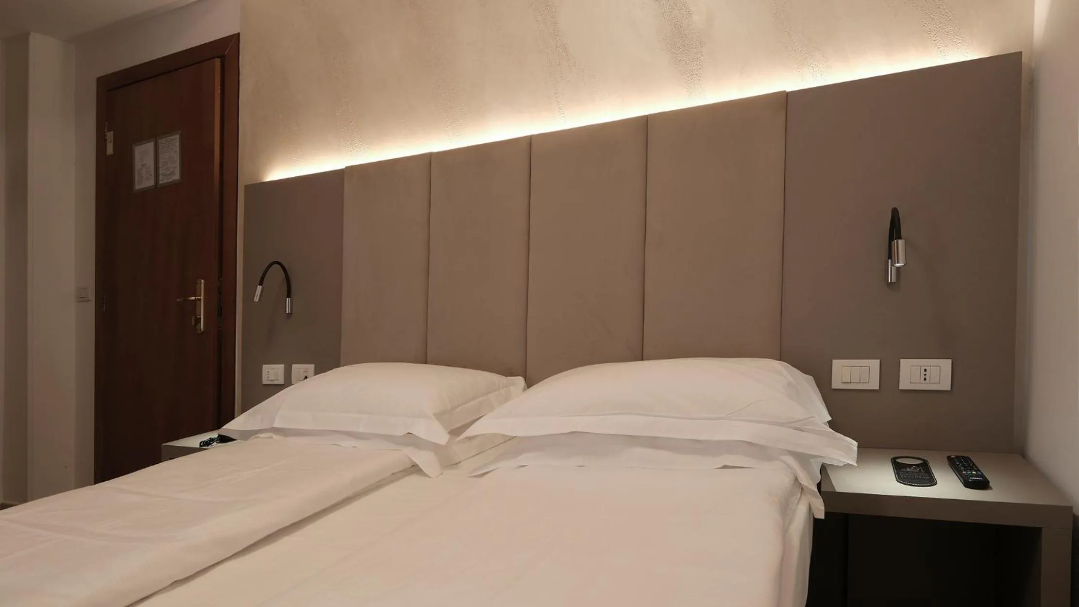 Bed in Hotel Margherita