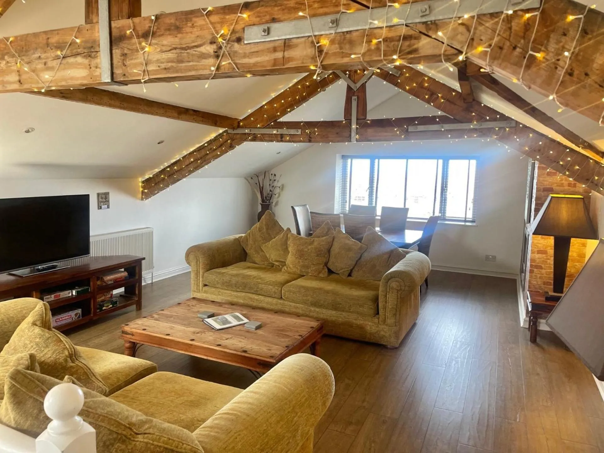 Living room in Beach House 3 Bed Penthouse Apartment