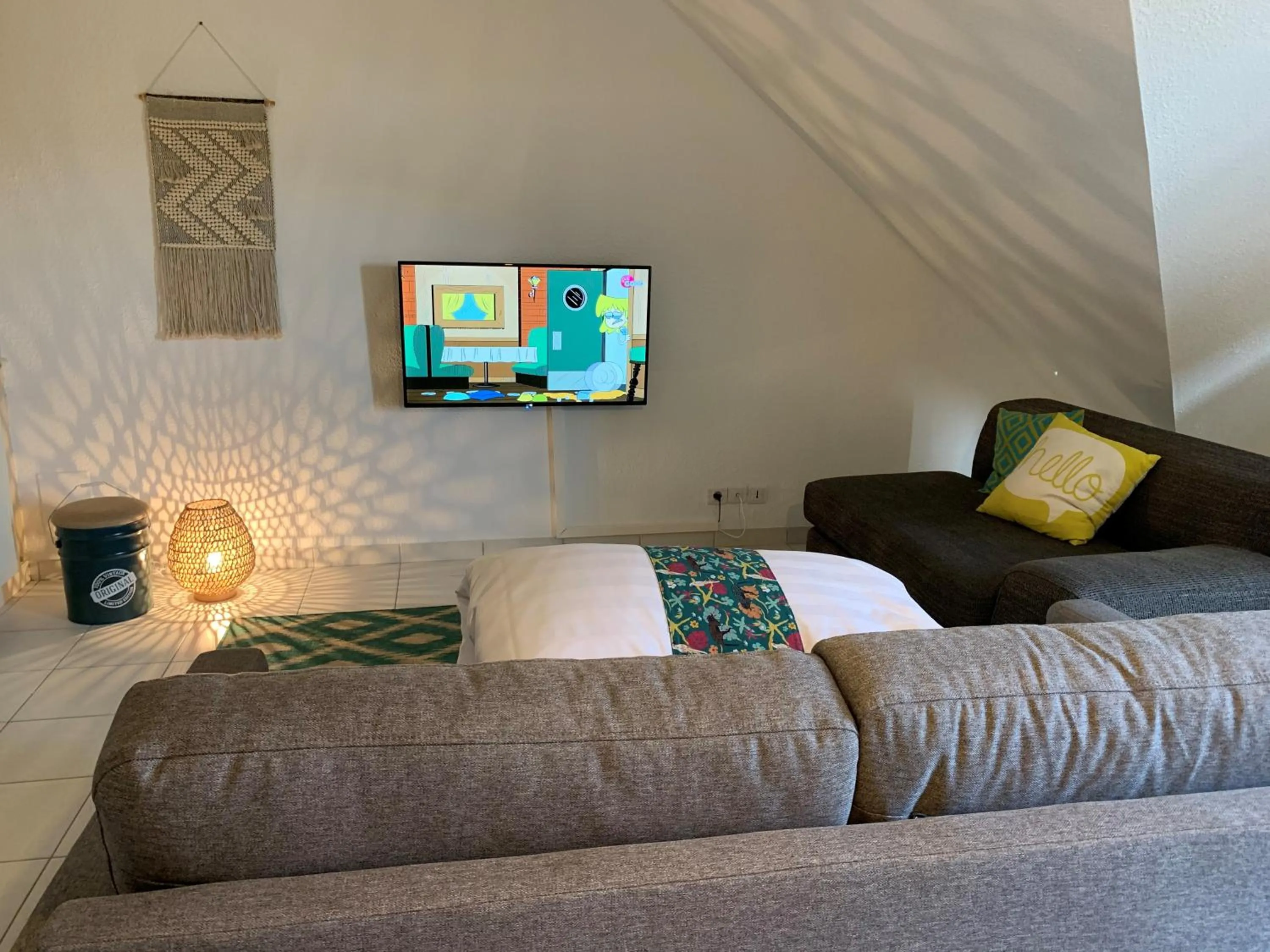 TV and multimedia, Bed in Hôtel Heod - Binic - Saint-Quay-Portrieux