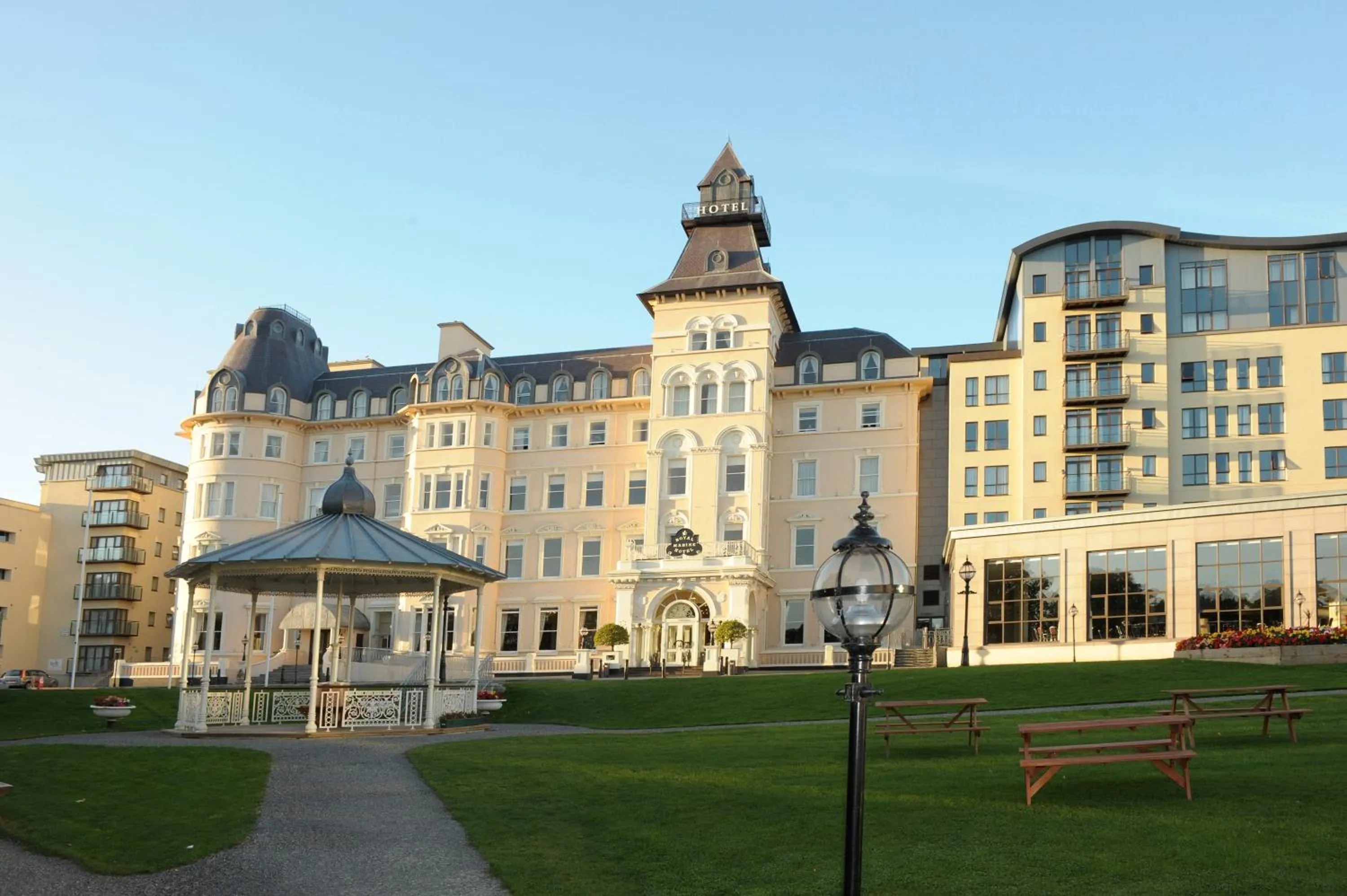 On site in Royal Marine Hotel