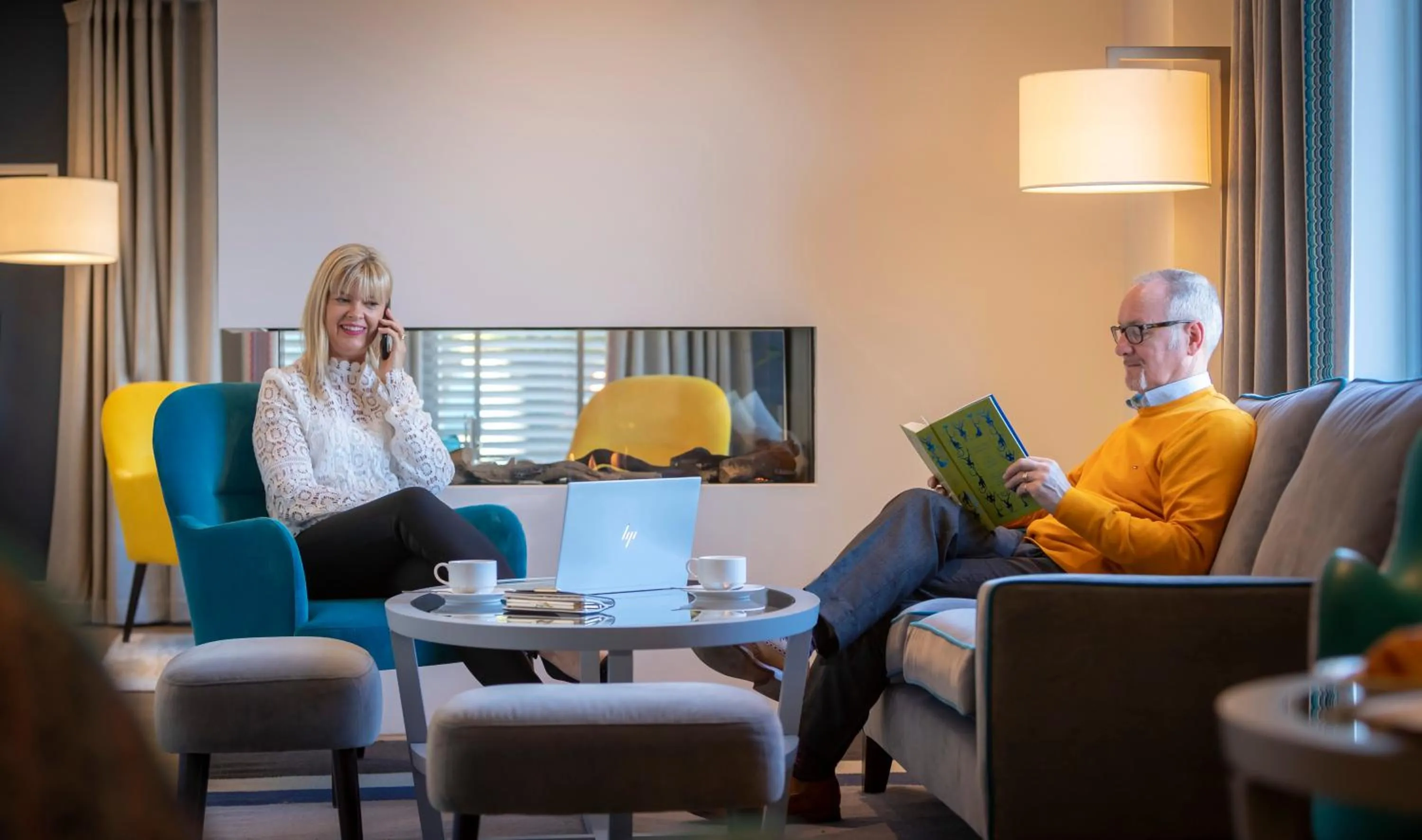 Communal lounge/ TV room in Lancaster Lodge