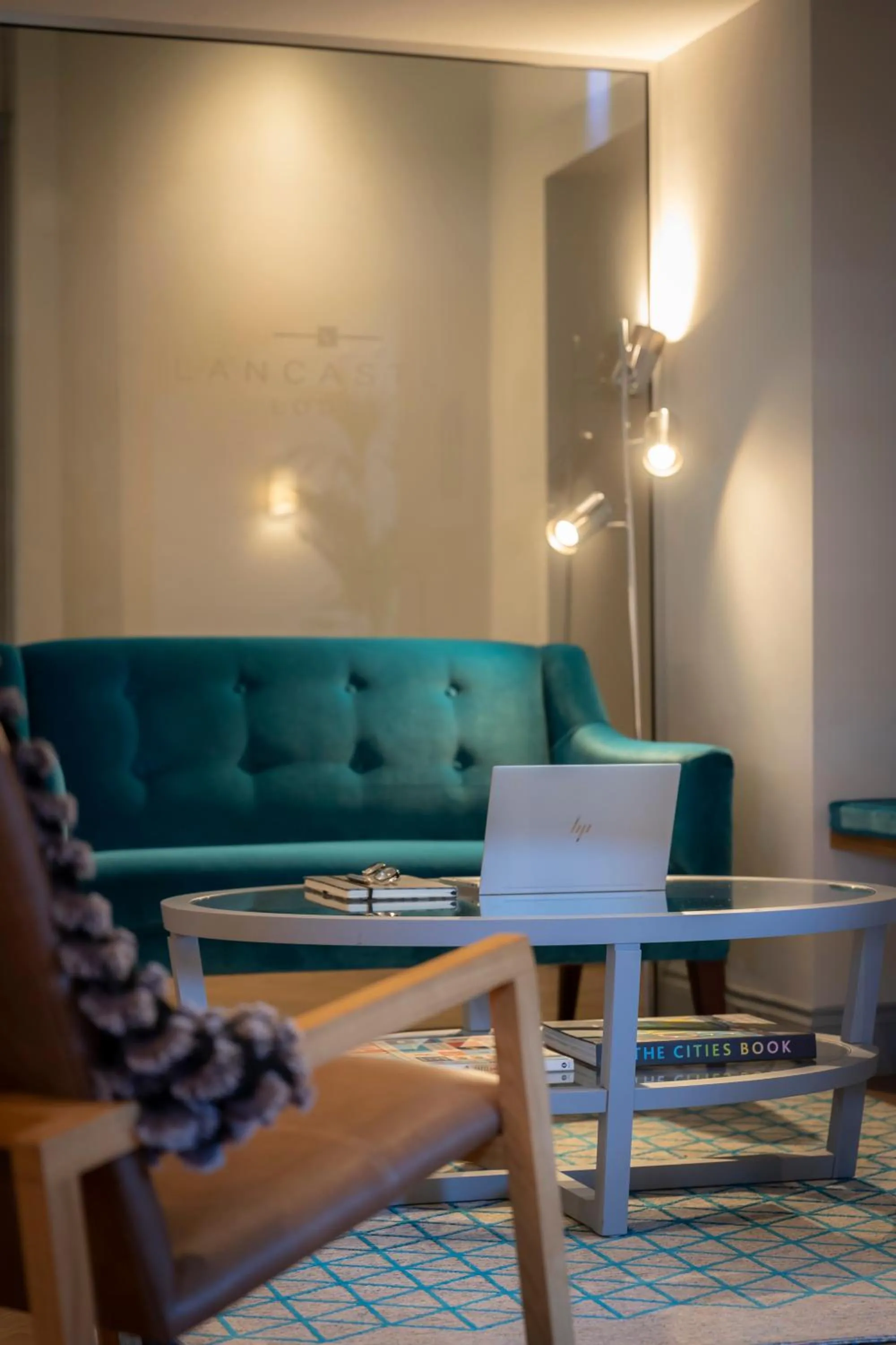 Seating area in Lancaster Lodge