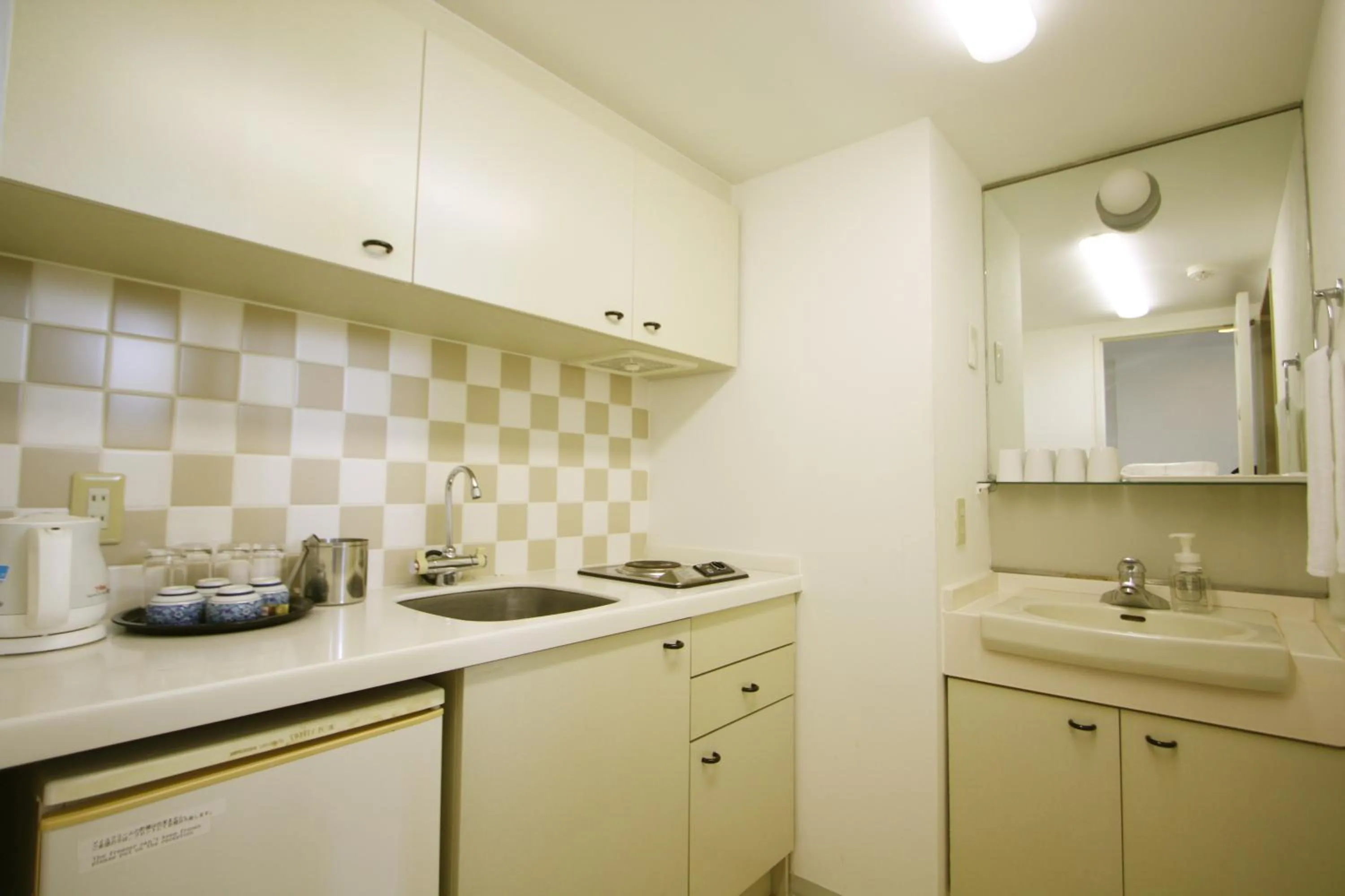 Kitchen or kitchenette in Hotel Mahaina Wellness Resorts Okinawa