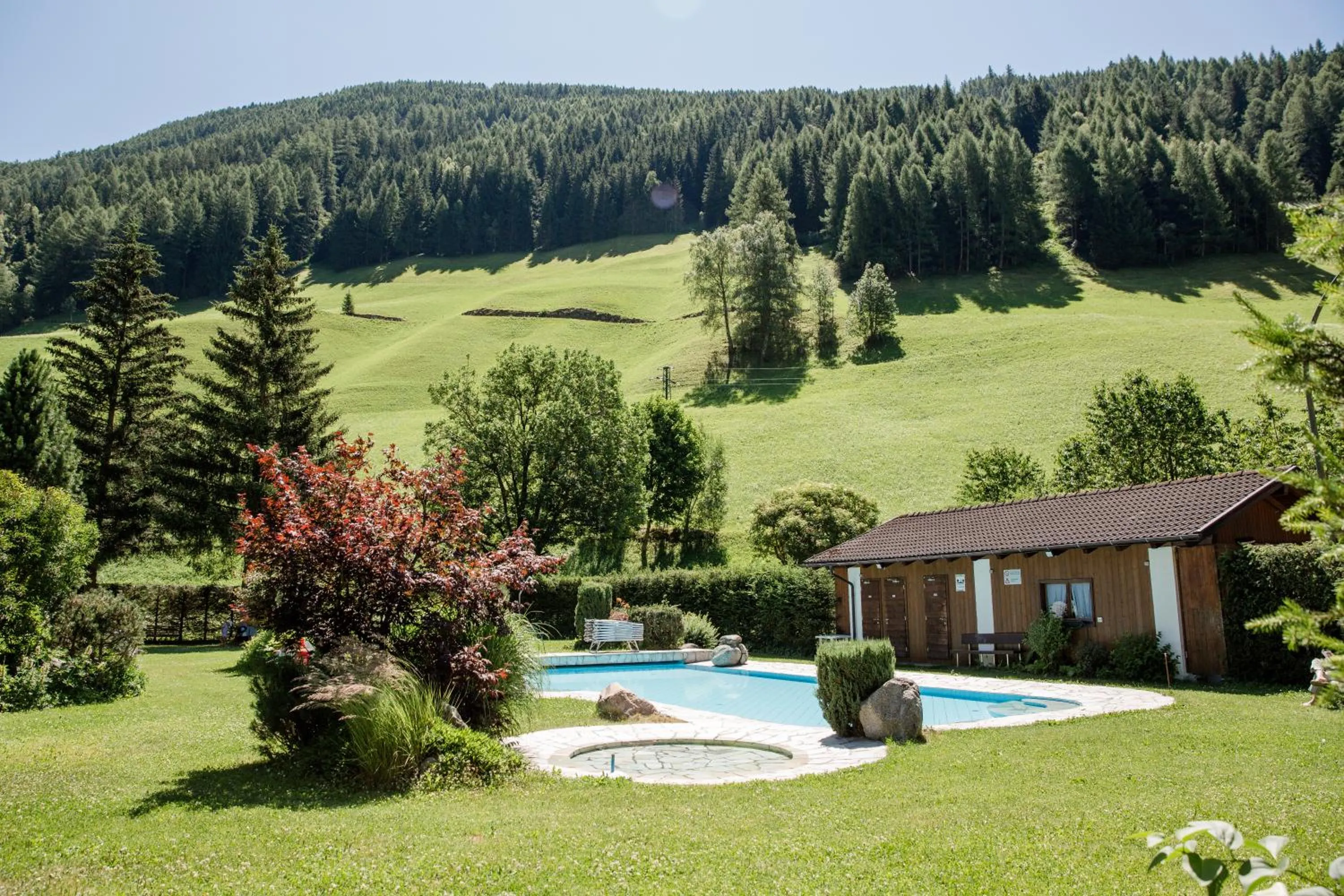 Swimming pool in Alpine Life Hotel Anabel