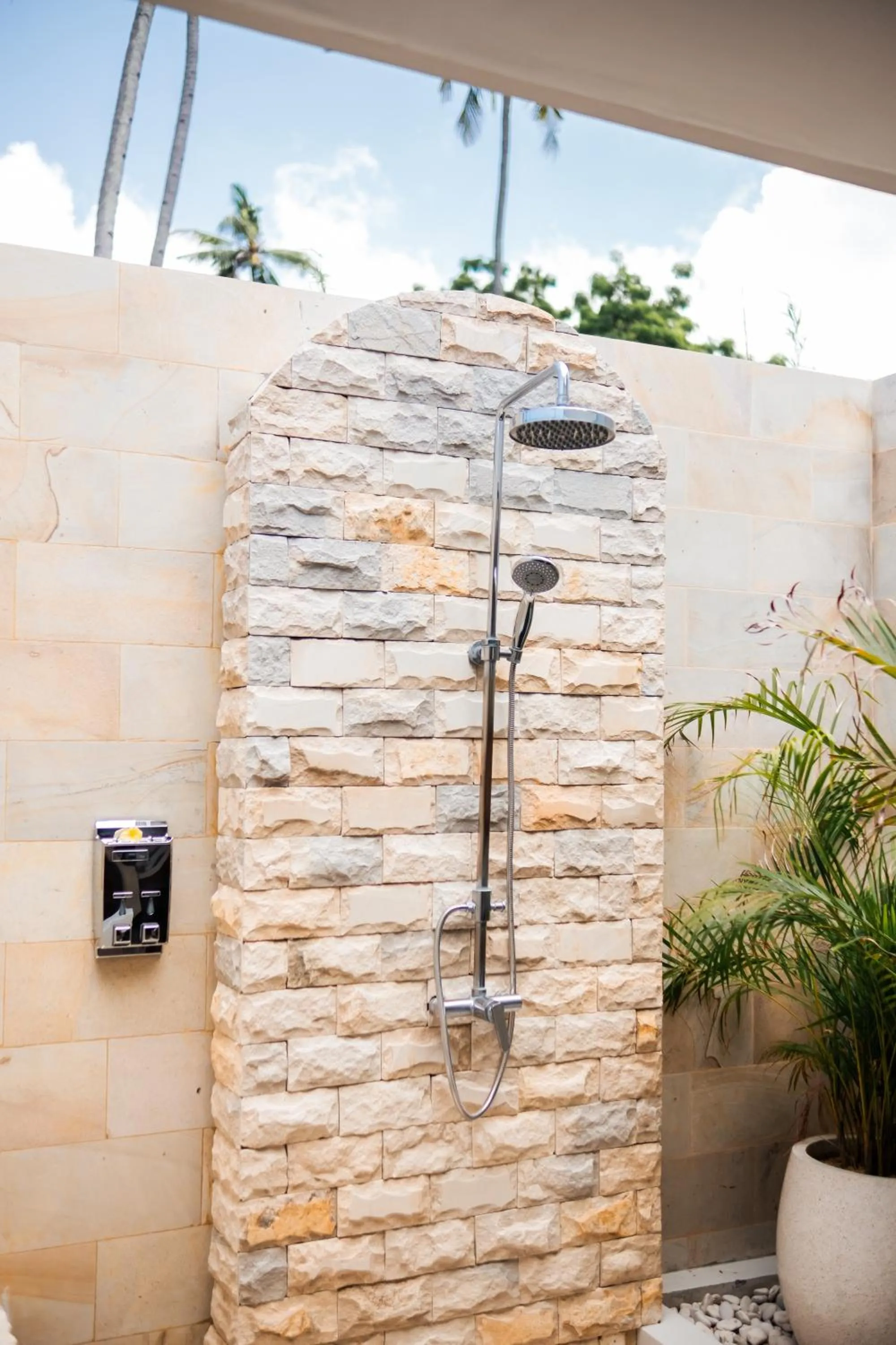 Shower in Living Asia Resort and Spa