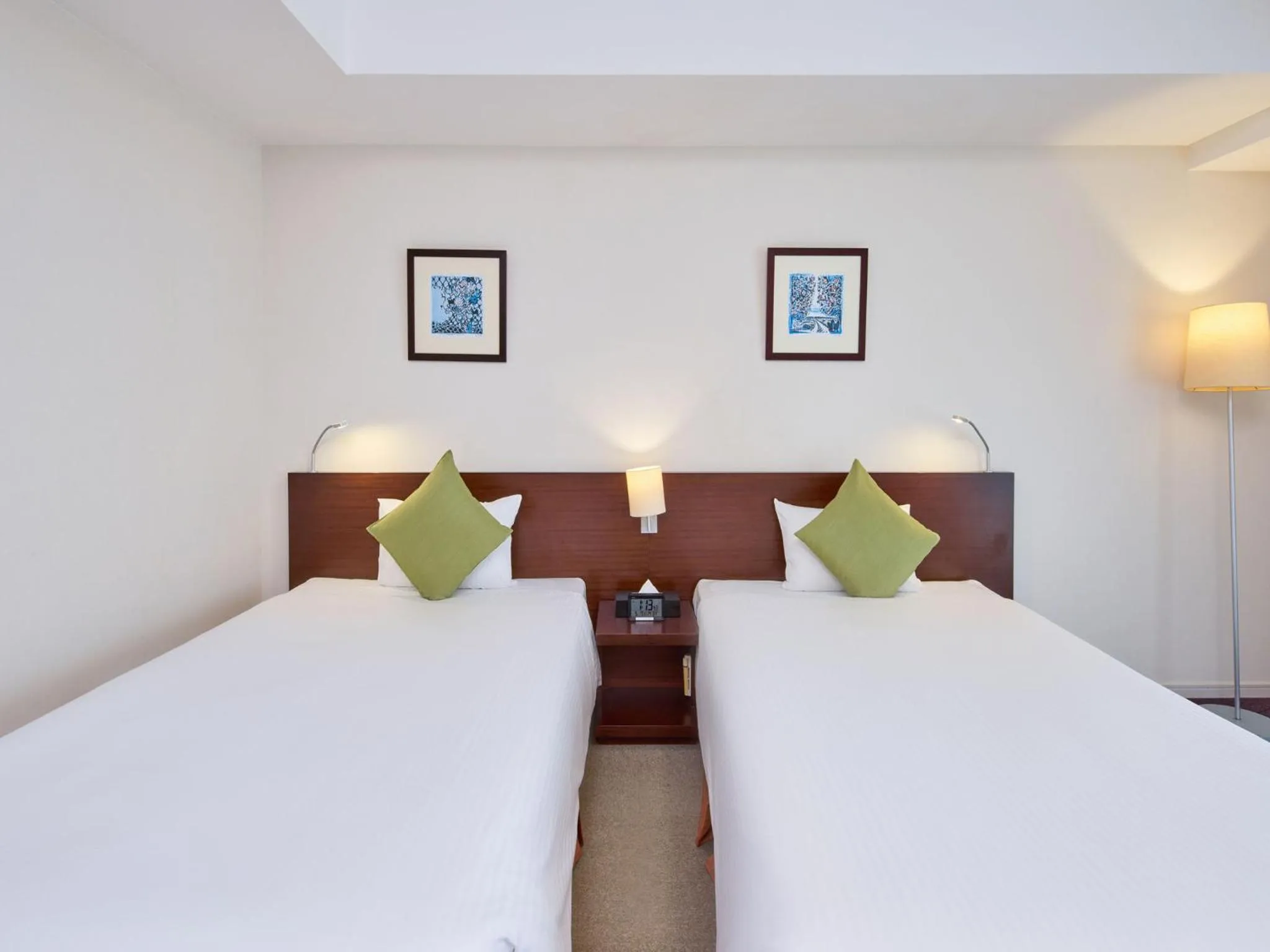 Bed in Hotel Yugaf Inn Okinawa