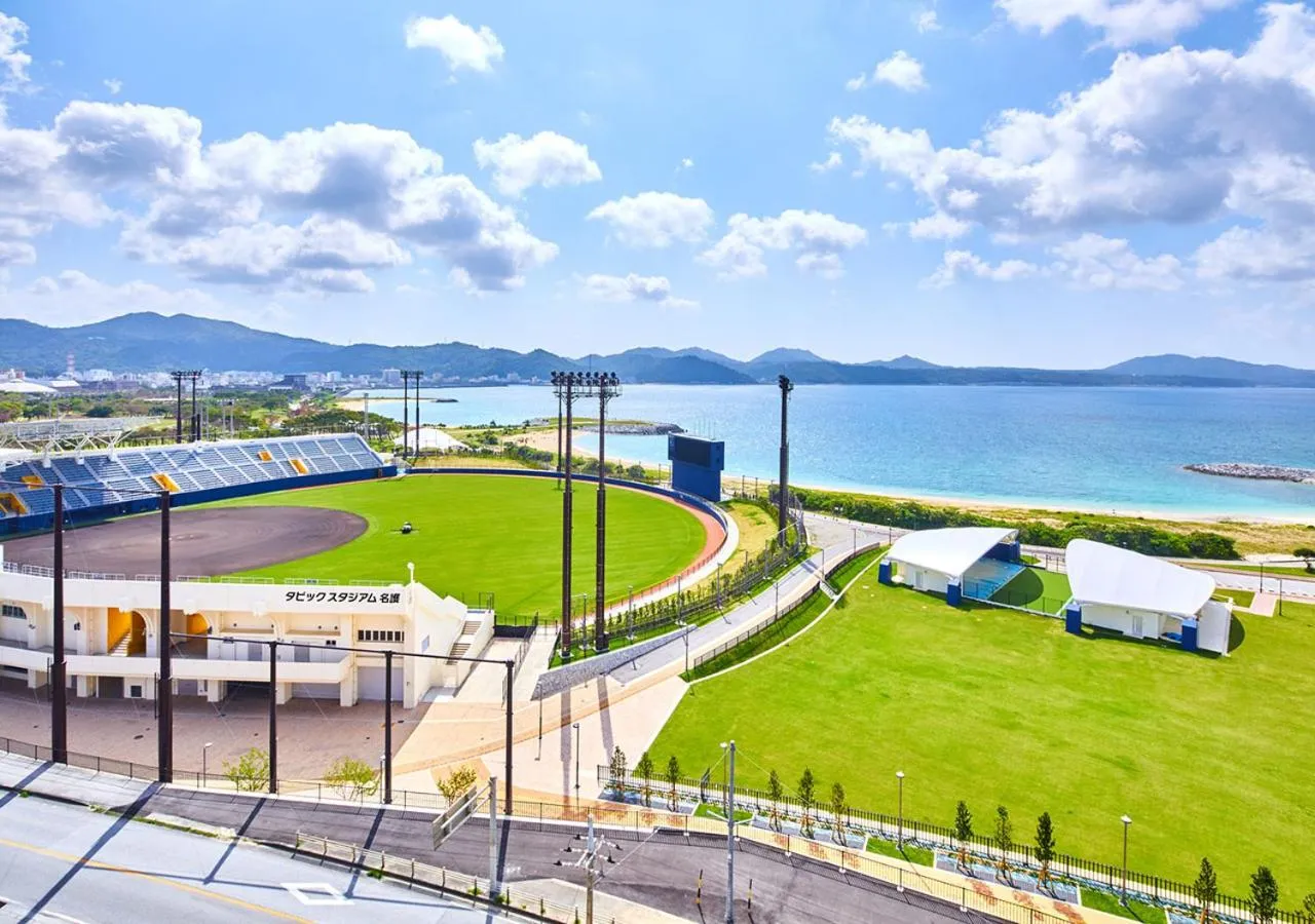 Sea view in Hotel Yugaf Inn Okinawa