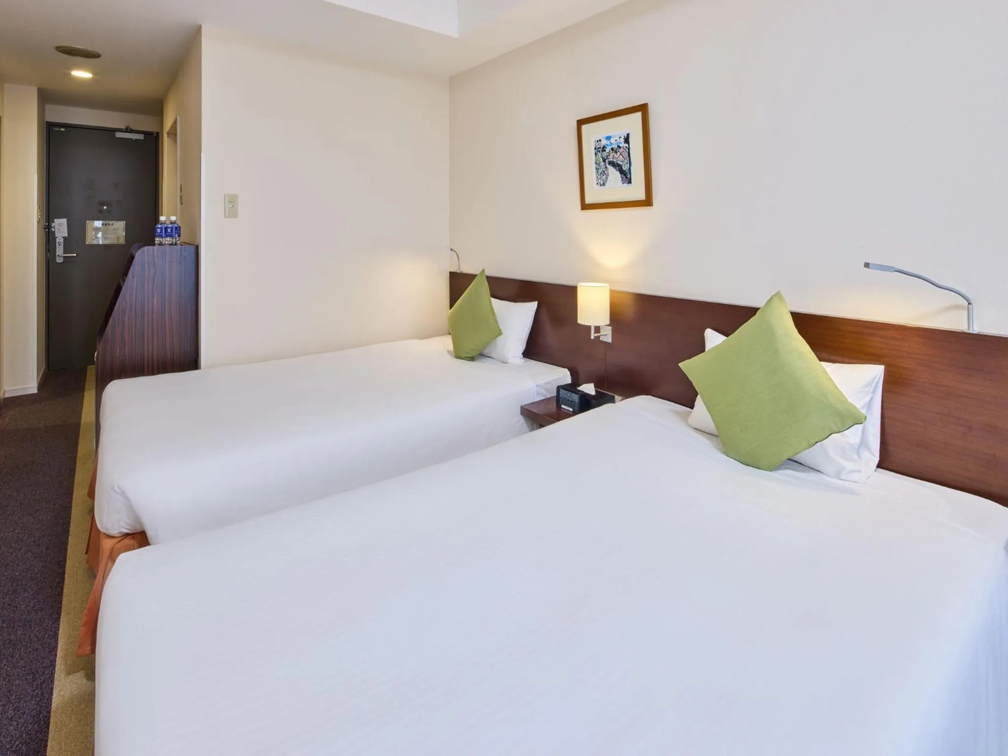 Bed in Hotel Yugaf Inn Okinawa