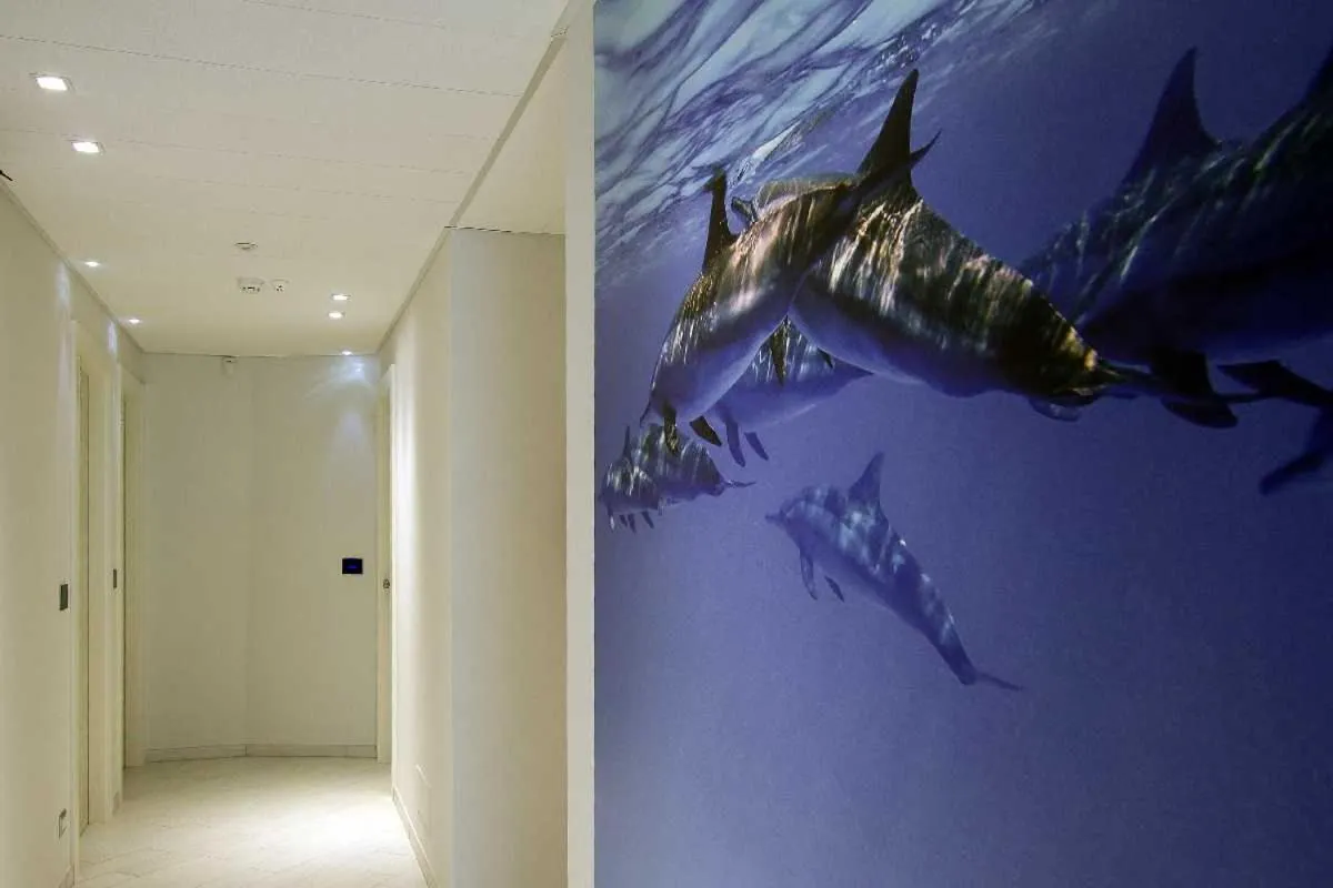 Decorative detail in Hotel La Maestra