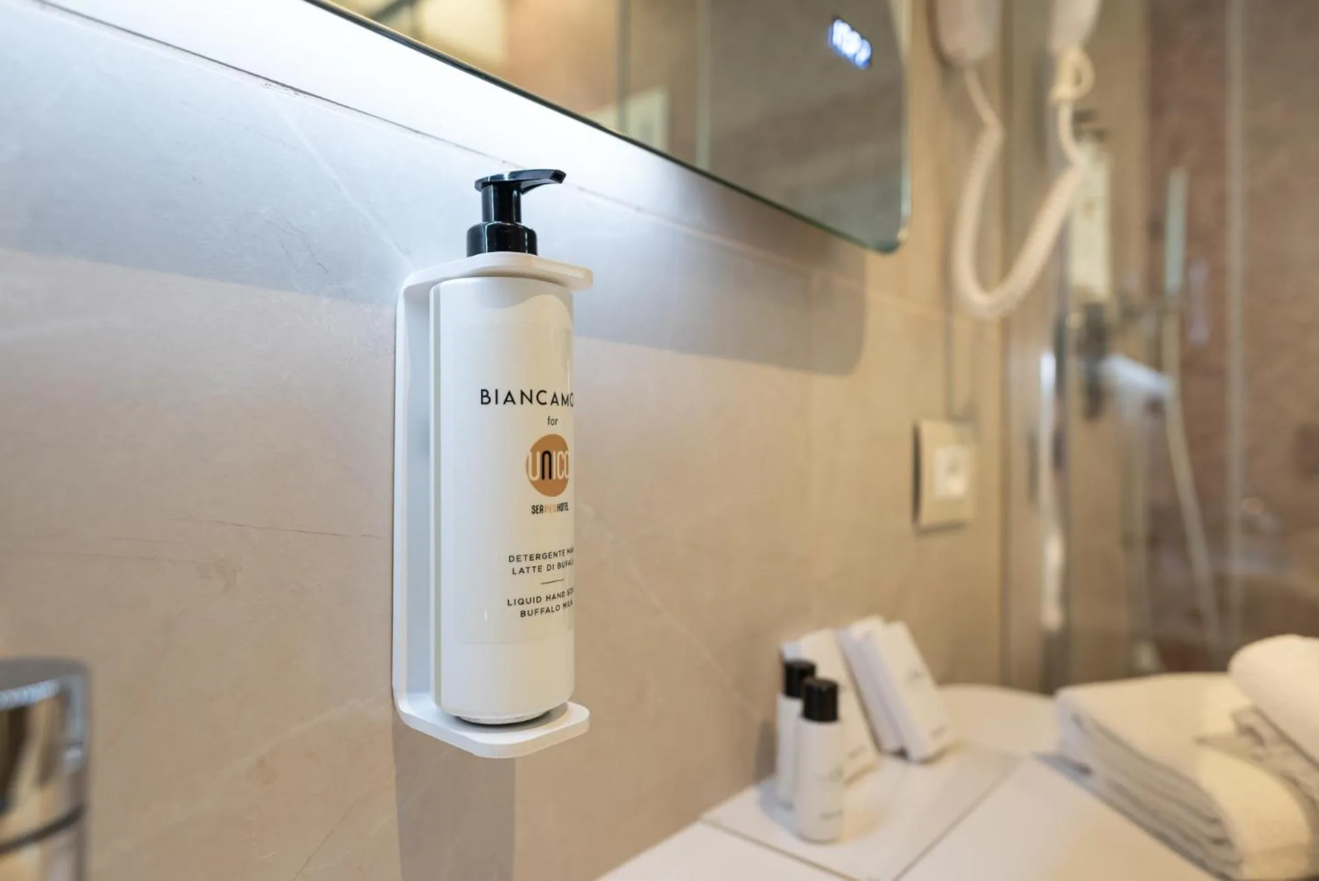 Bathroom in Unico Hotel Caorle